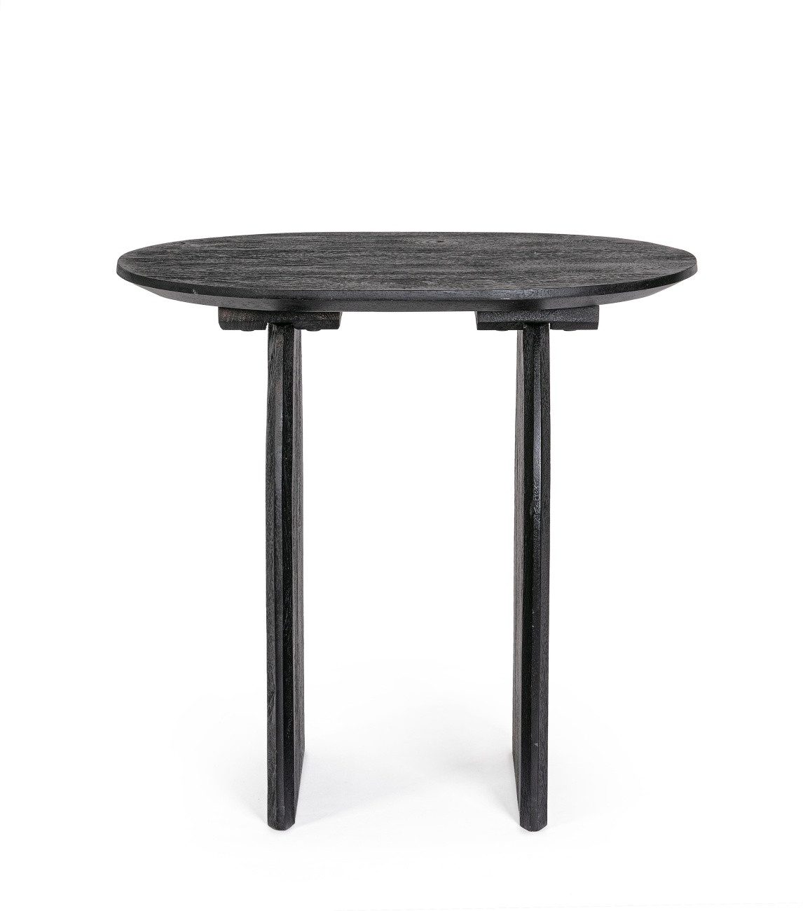 Feeling4Home Beistelltisch Monterry aus Mangoholz, Schwarz