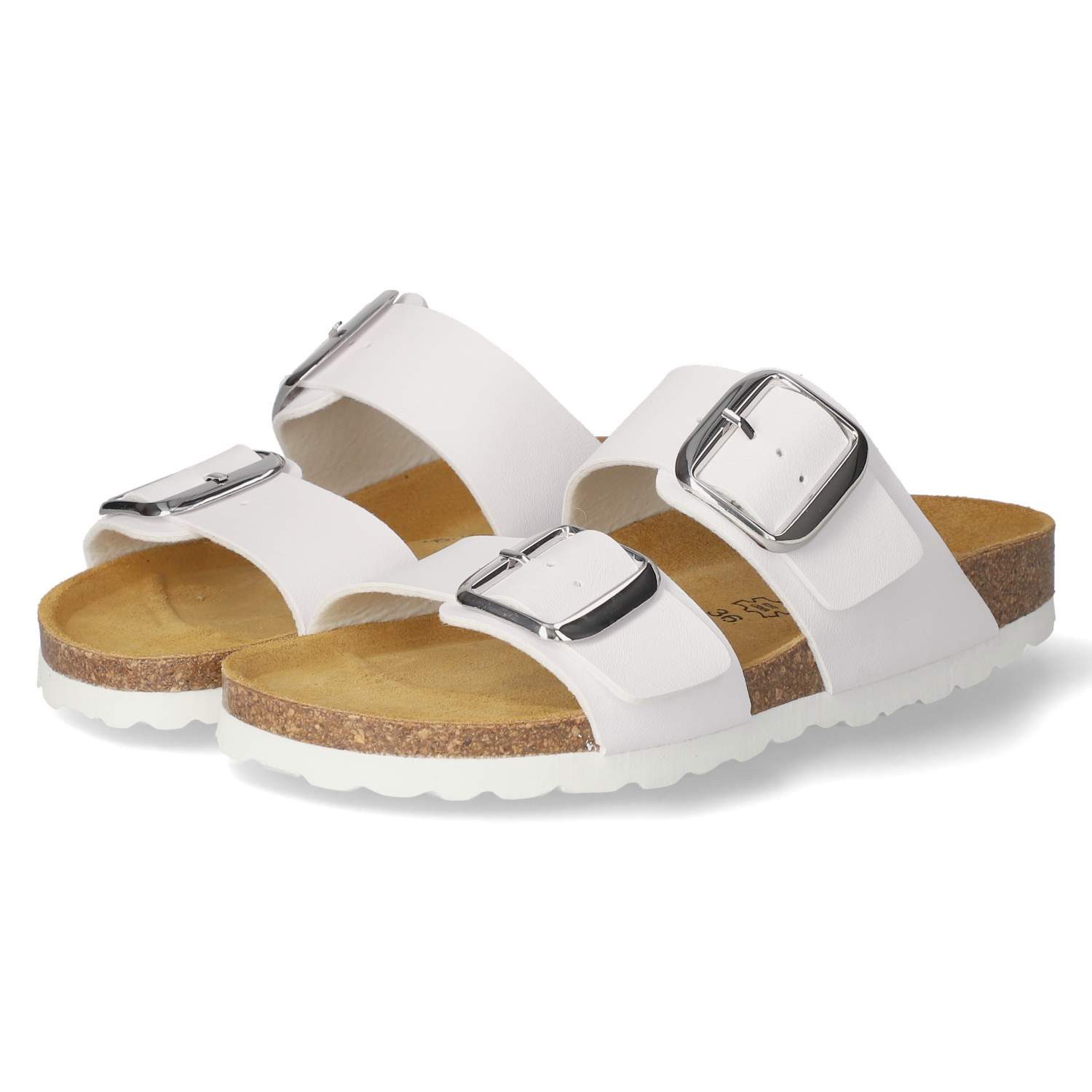 Beliana 2011/11268/90/35302 Damen Kunstleder white Pantolette