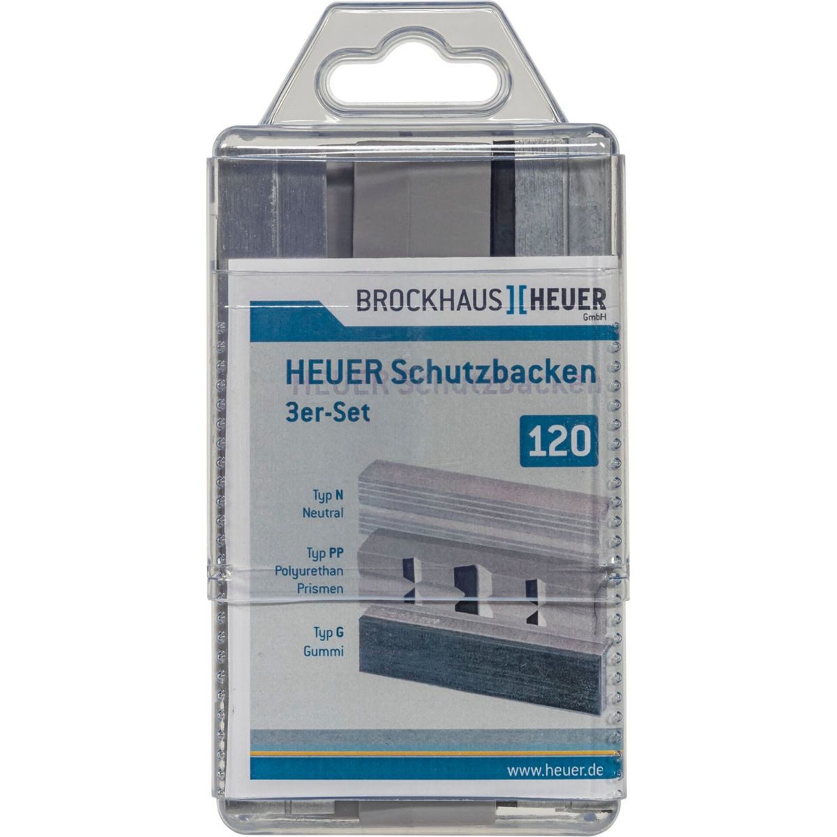 Brockhaus Heuer Schraubstock HEUER Schutzbacken-Set Größe 120 enthält