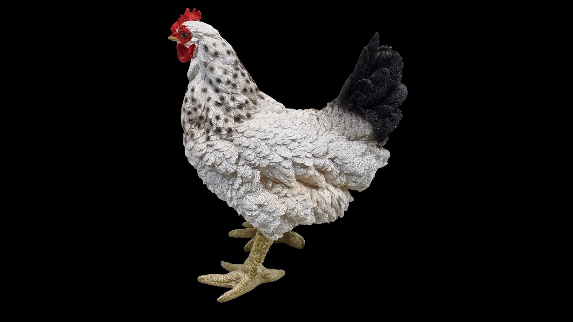 Fachhandel Henne aus Plus Eva, Kunstharz Gartenfigur Gartenfigur (1 lebensechte Huhn St),