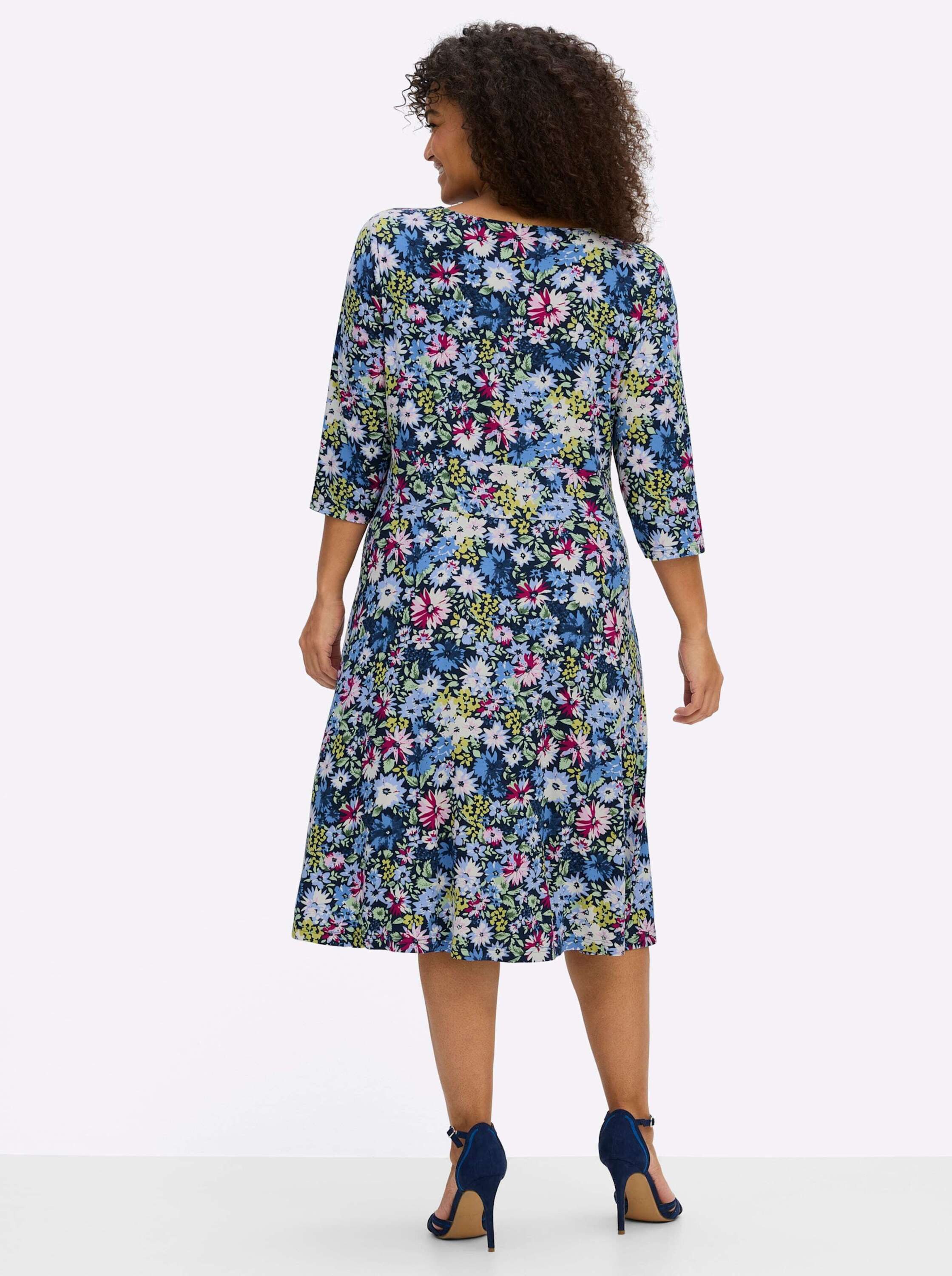 sheego by Joe Browns Jerseykleid Jersey-Kleid Kurzarm