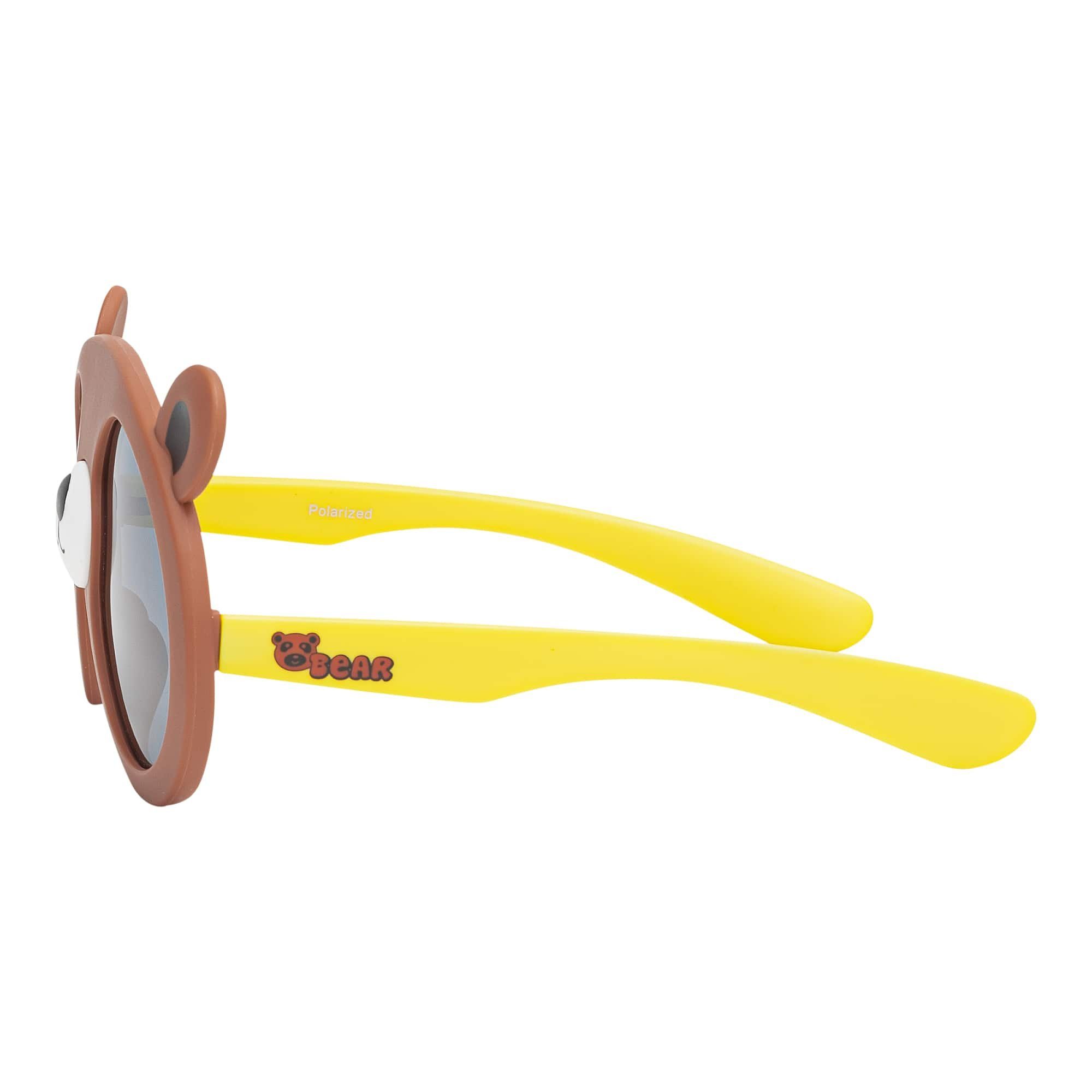 BEZLIT Eyewear Sonnenbrille Jungen Sonnenbrille Braun-Gelb Mädchen mit polarisierten Kinder Linsen (1-St) Designer