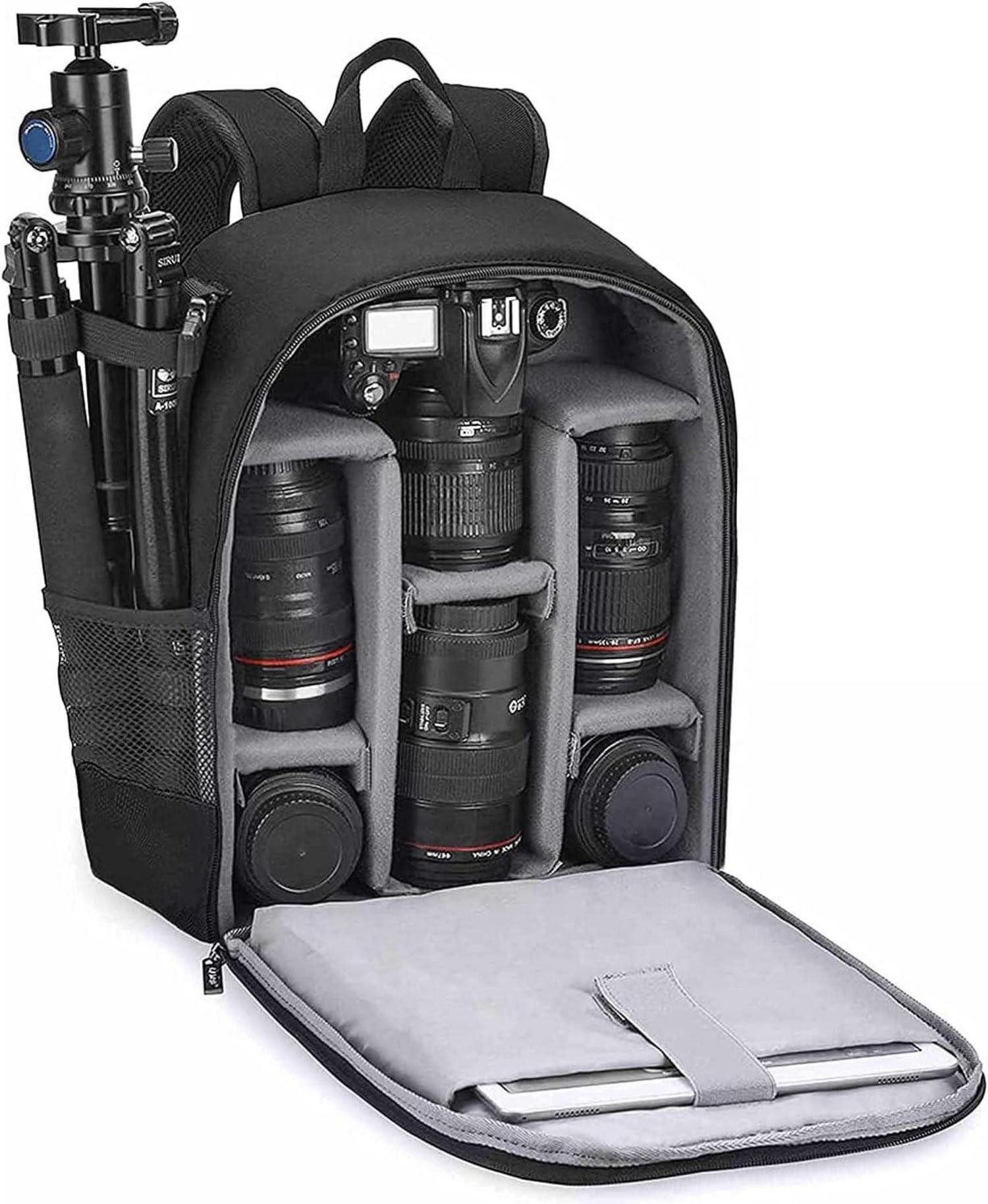 Kameratasche Kamerarucksack wasserbeständig für spiegellose DSLR/SLR Kameras