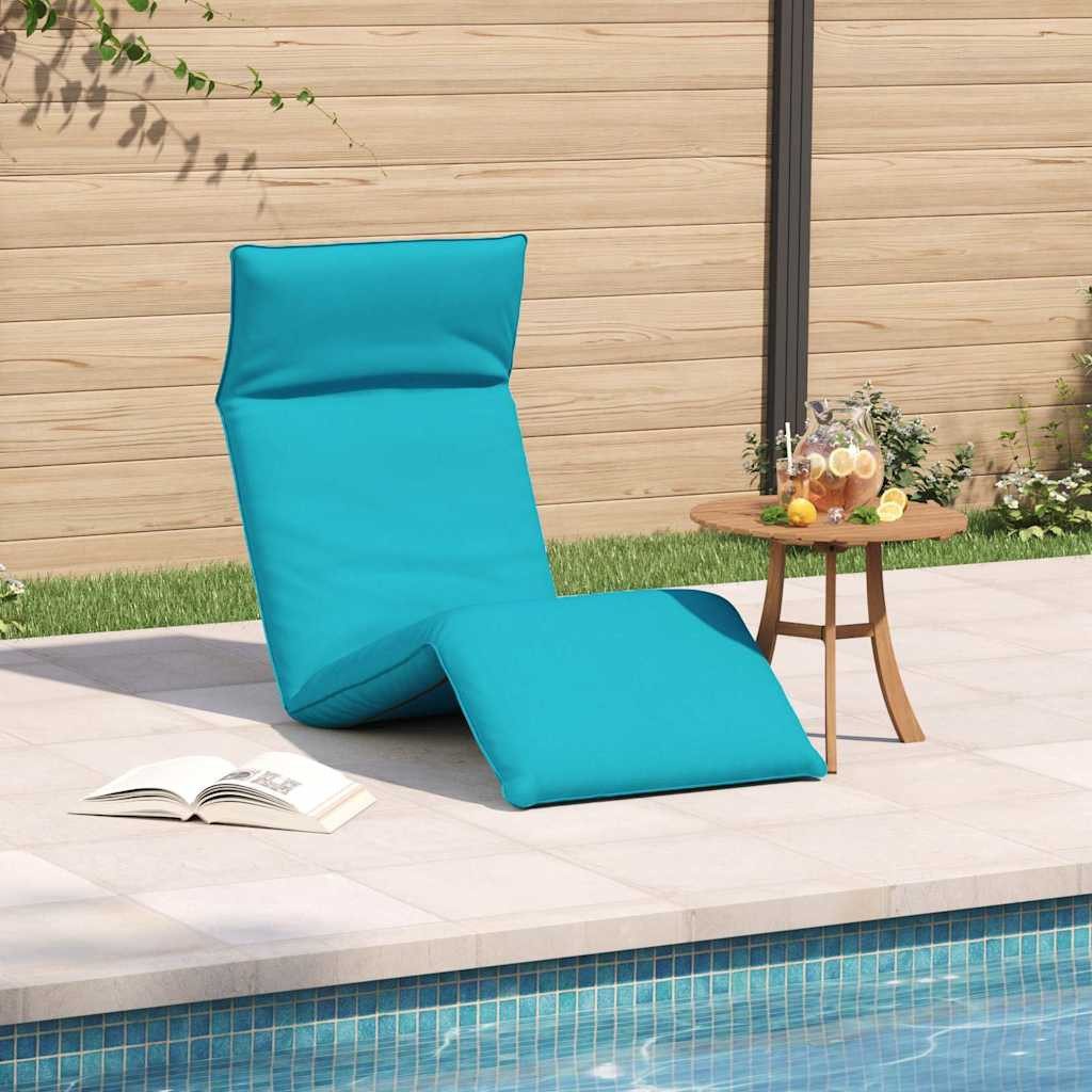 vidaXL Gartenliege Sonnenliege Klappbar Türkis 175x54x8,5 günstig online kaufen