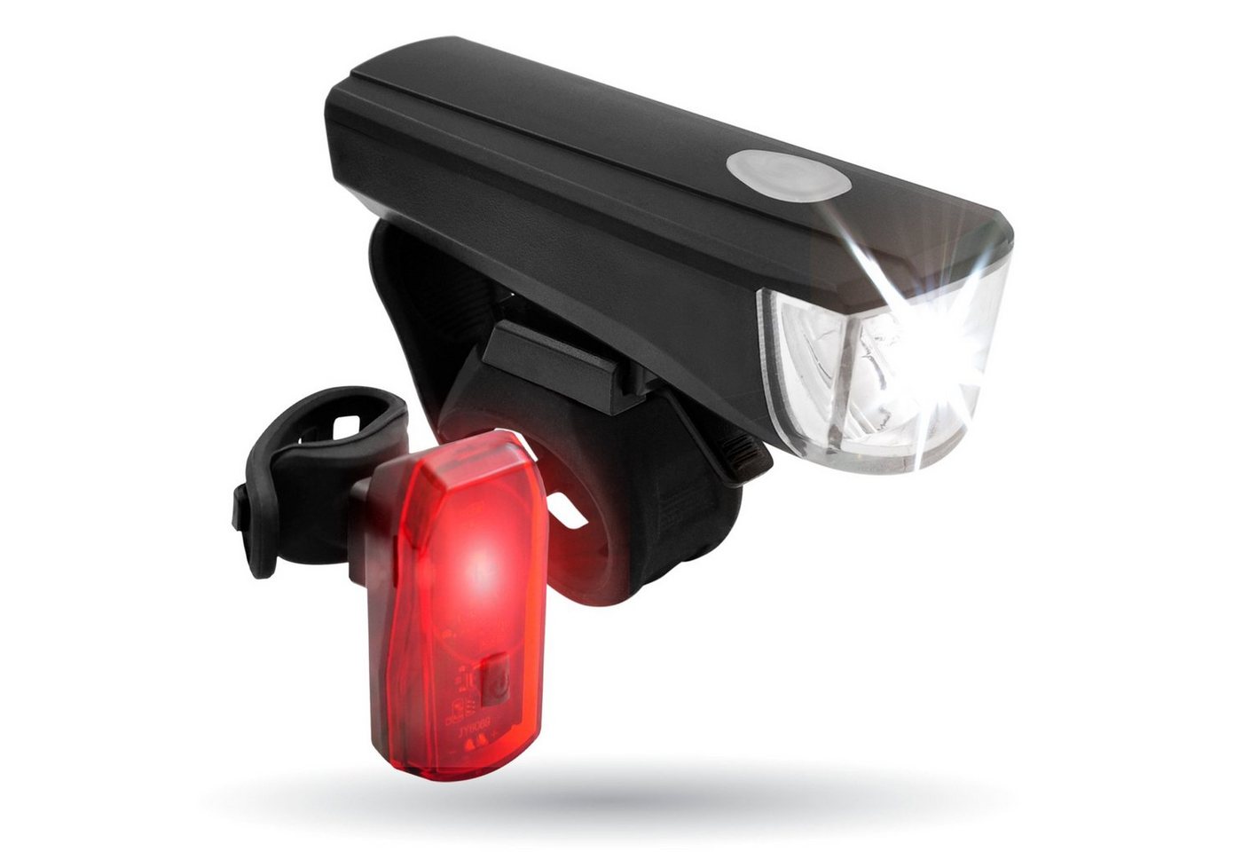 bergsteiger Fahrradbeleuchtung Licht LED Set, Lampenset, Fahrradbeleuchtung, Original Fahrrad-Zubehör