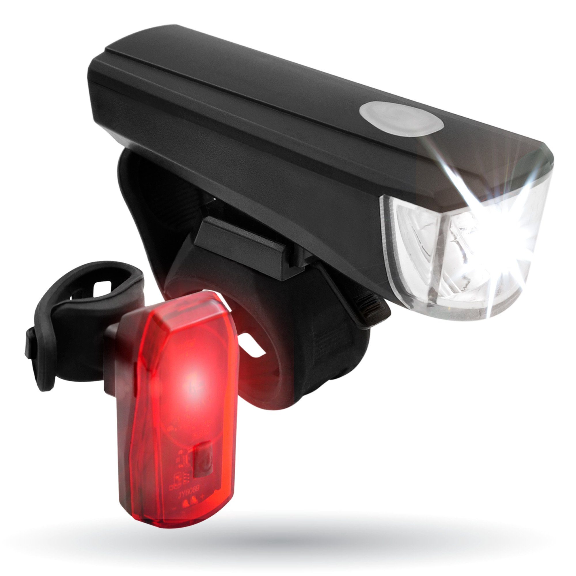 bergsteiger Fahrradbeleuchtung Licht LED Set, Lampenset, Fahrradbeleuchtung,  Original Fahrrad-Zubehör