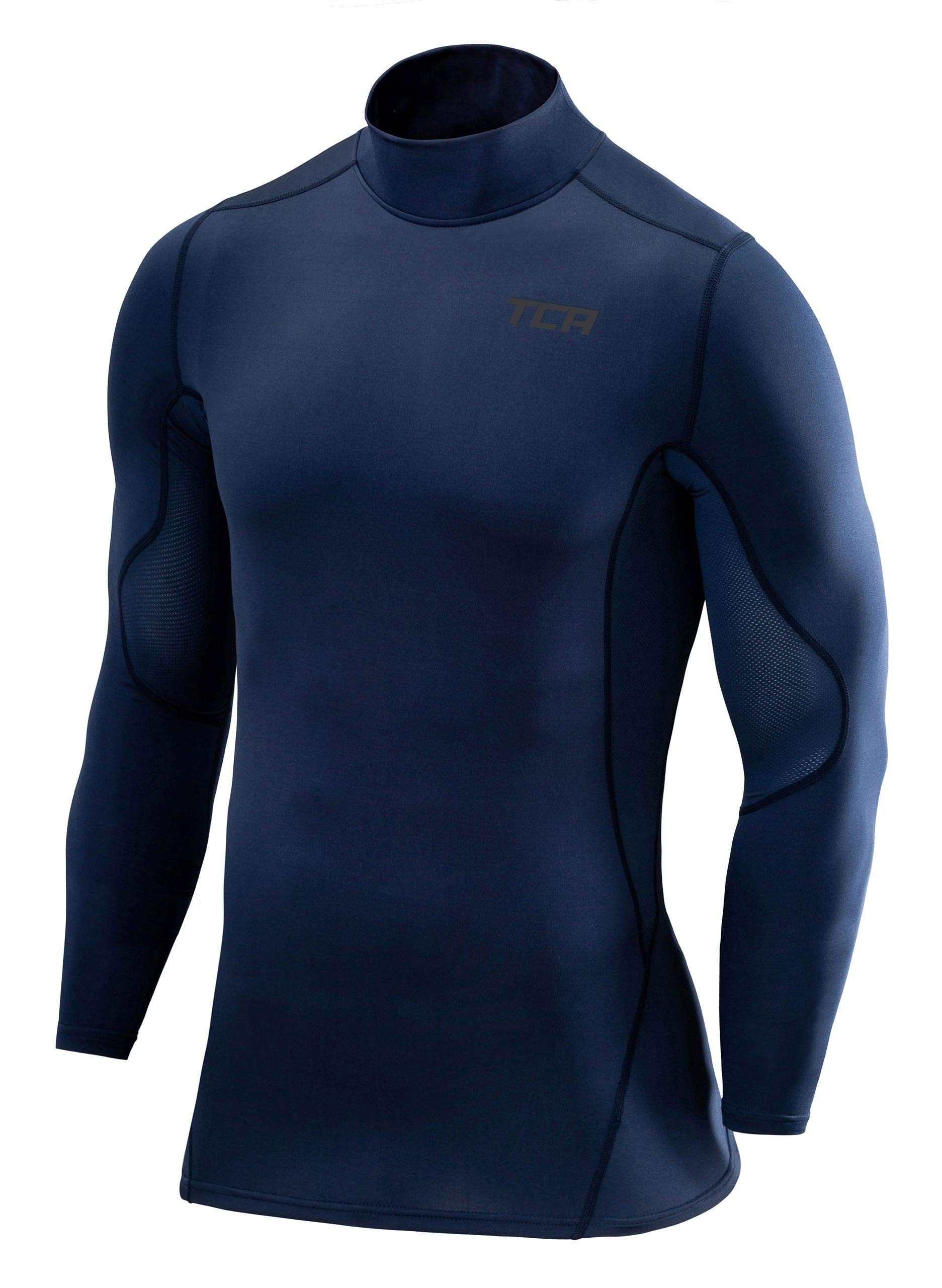 TCA Trainingsshirt TCA Herren SuperThermal Baselayer Langarmshirt - Dunkelb günstig online kaufen