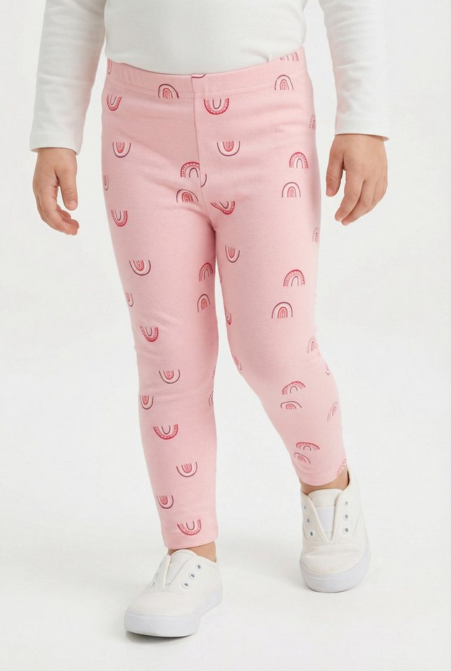 happy girls Leggings im tollen Alloverprint, Basic-Form