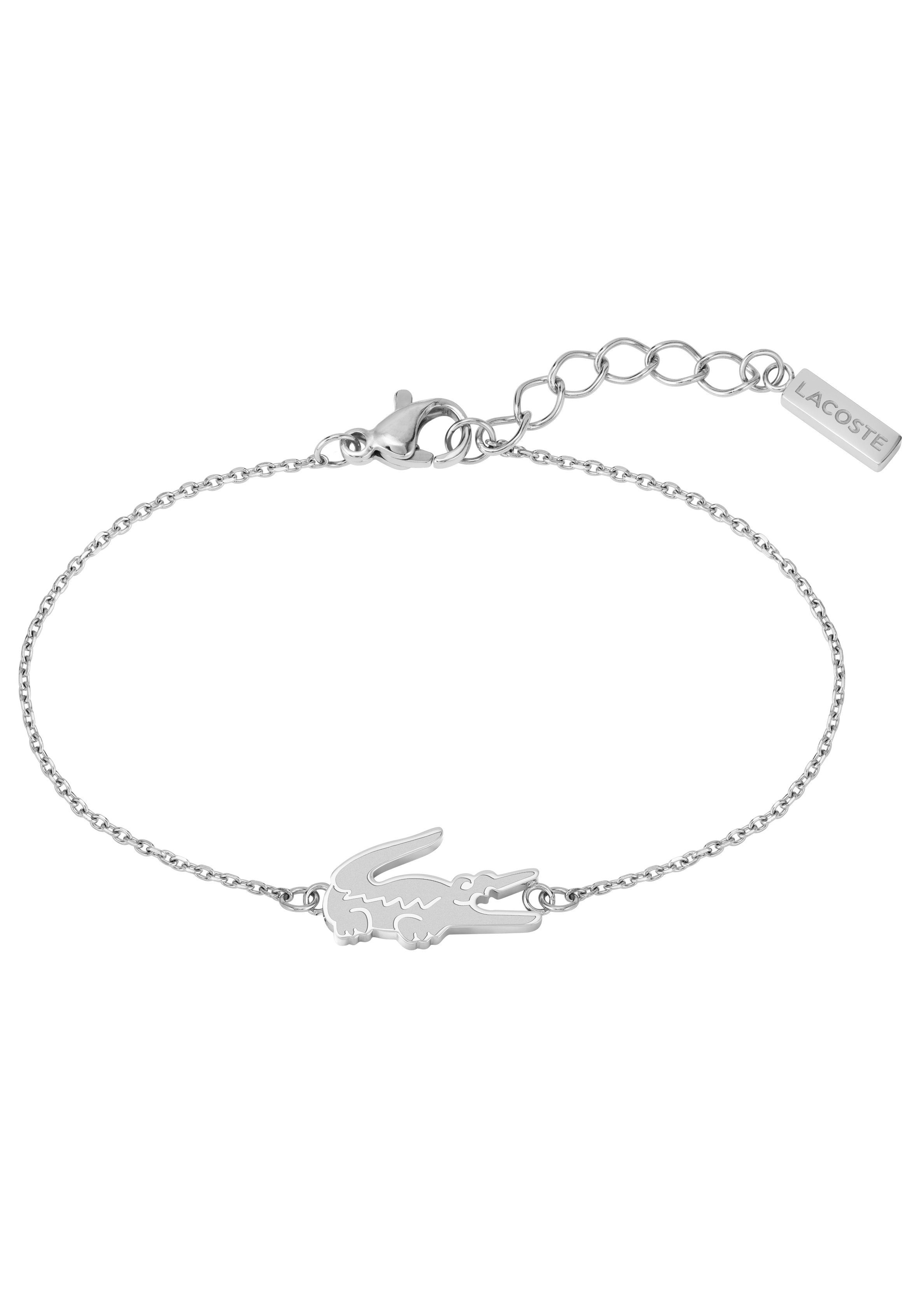 Lacoste Freundschaftsarmband Schmuck Edelstahl Parnterarmband CROCODILE, 2040046, 2040047