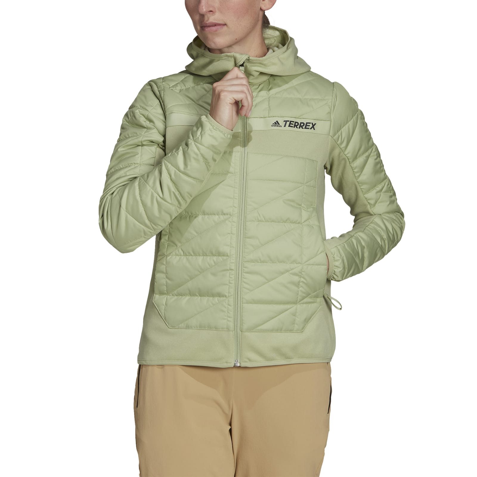 adidas Performance Hybridjacke Isolationsjacke Terrex Hybrid limegrün Damen günstig online kaufen