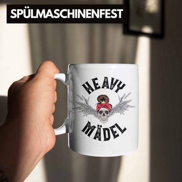 Trendation Tasse Trendation - Heavy Metal Mädel Geschenk Frauen Tasse Death Metal Becher Metalfal Rocker Biker Geschenkidee