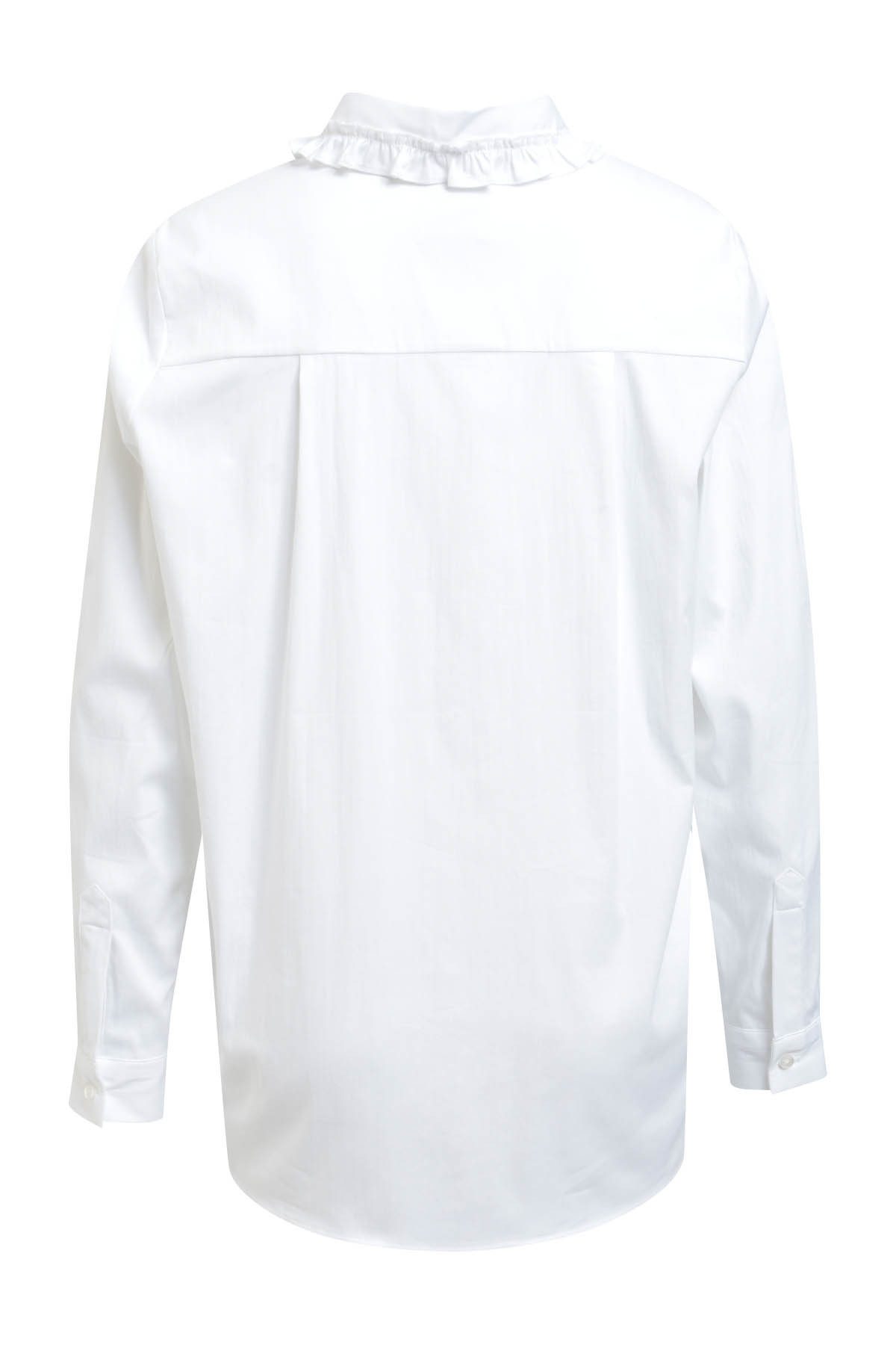 Milano Italy Hemdbluse SHIRT BLOUSE W/ RUFF