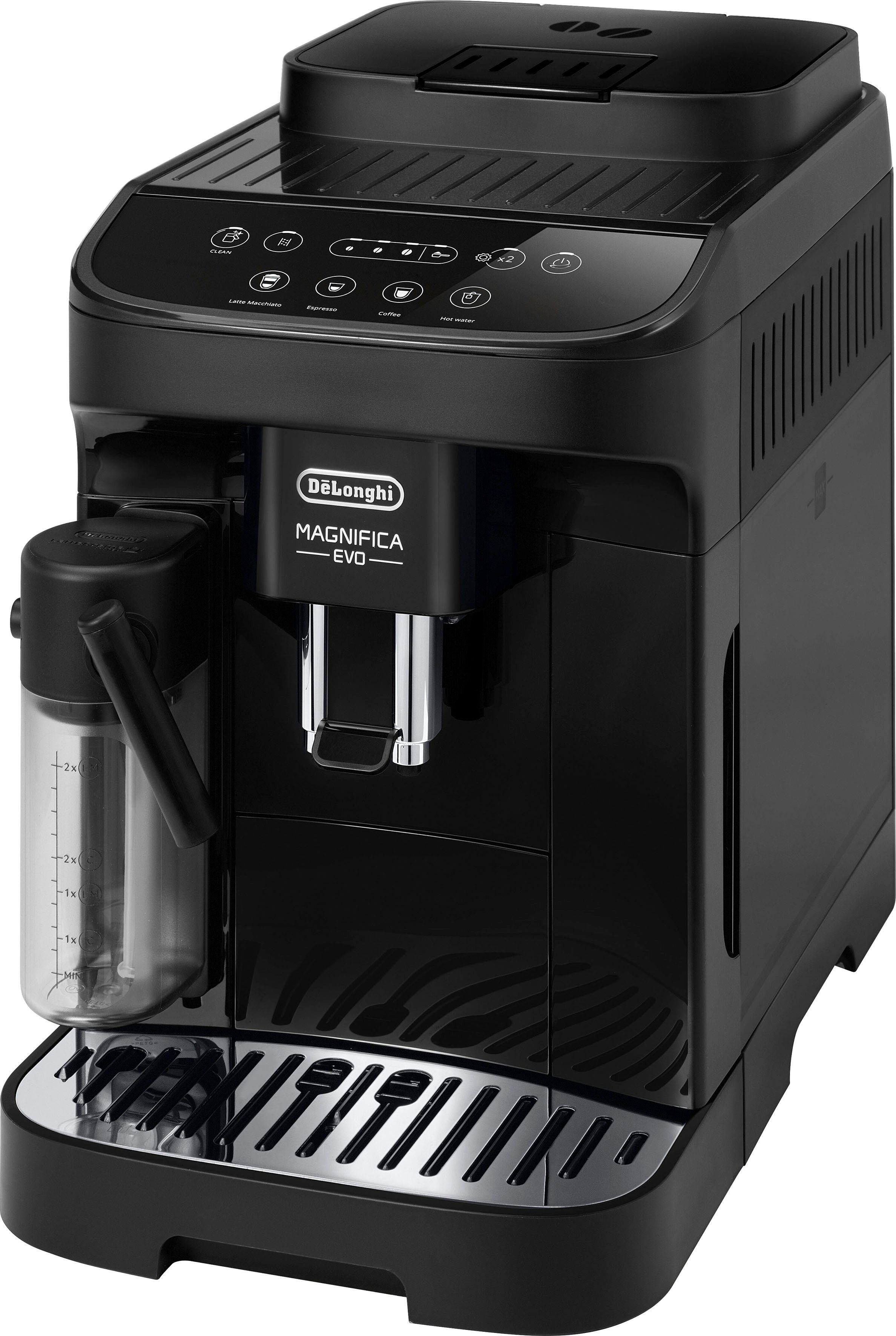 De'Longhi Kaffeevollautomat Magnifica Evo ECAM290.51.B - Espresso, Kaffee, Latte Macchiato und Tee, LatteCrema Milchsystem, My-Funktion, automatische Reinigung