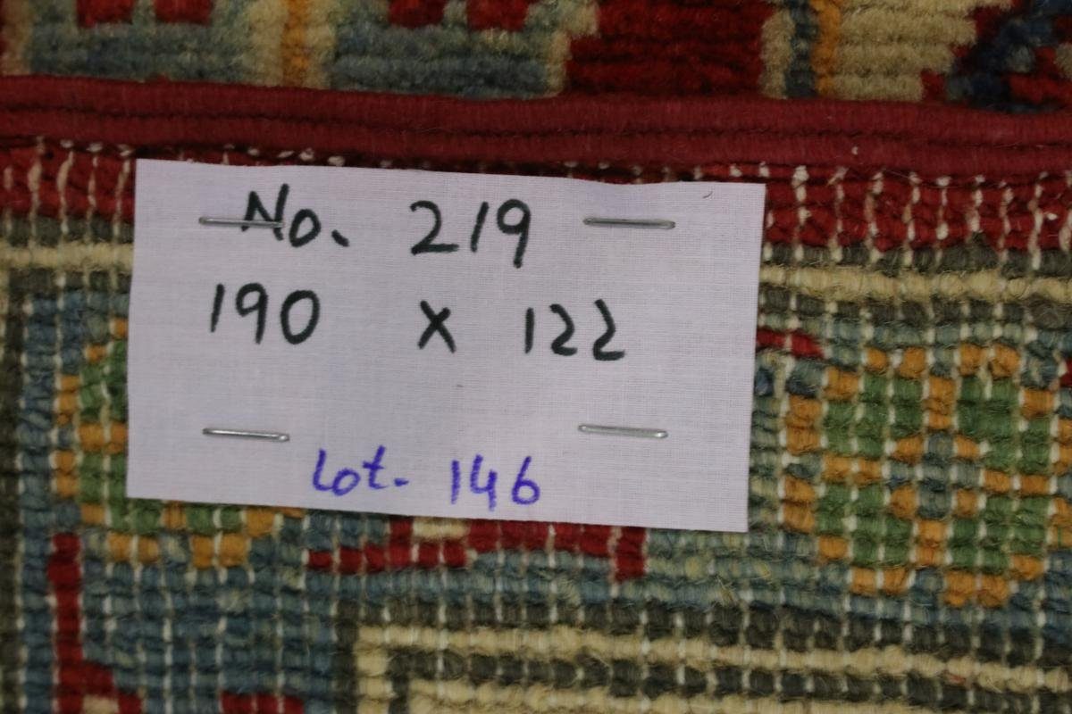 Orientteppich Kazak 123x189 Handgeknüpfter Trading, Orientteppich, Höhe: mm rechteckig, Nain 5