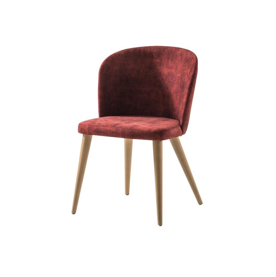 JVmoebel Stuhl, Stuhl Lehnstühle Design Möbel Luxus Esszimmer Stühle Holz Textil