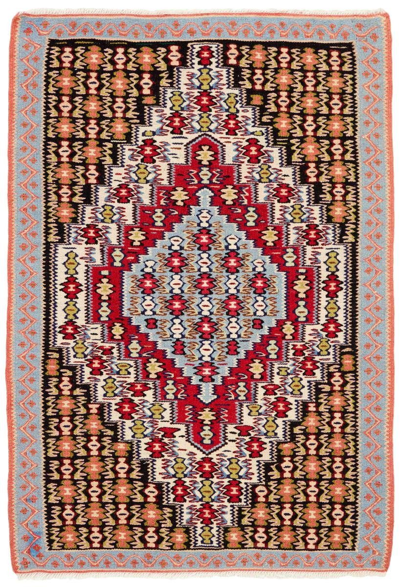 Orientteppich Kelim Senneh 4 mm 70x101 Höhe: rechteckig, Perserteppich, Handgeknüpfter / Orientteppich Trading, Nain