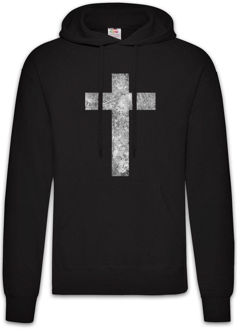 Hoodie Christian Cross II Herren Hoodie Christliches Kreuz Jesus Messias INRI