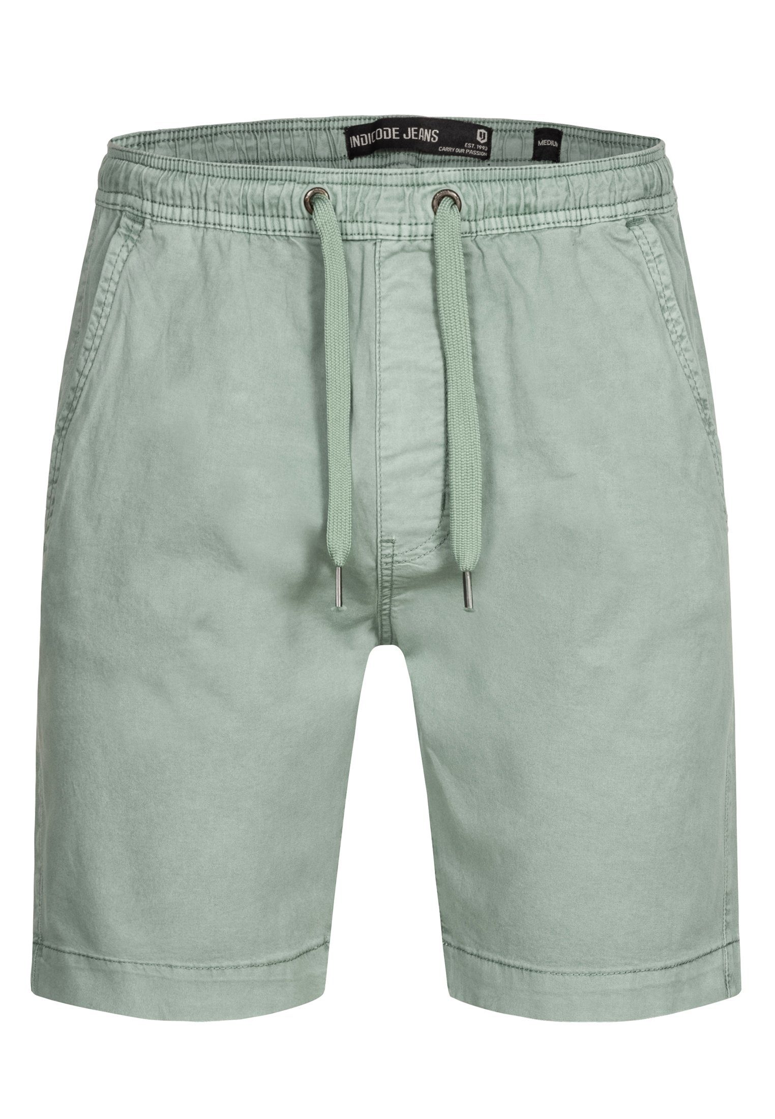 Indicode Chinoshorts Kelowna mit elastischem Bund günstig online kaufen