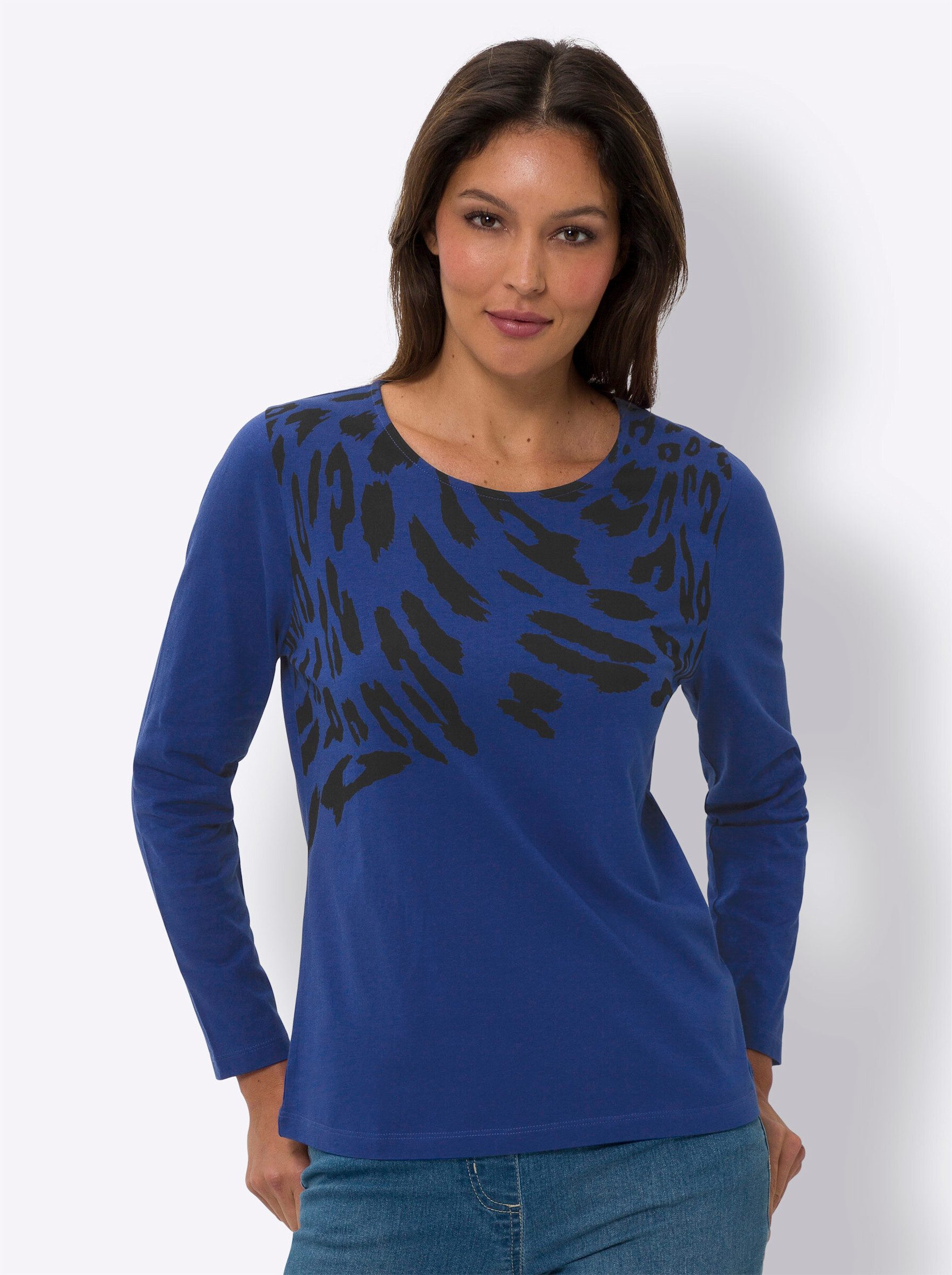 Sieh an! T-Shirt Langarmshirt . günstig online kaufen