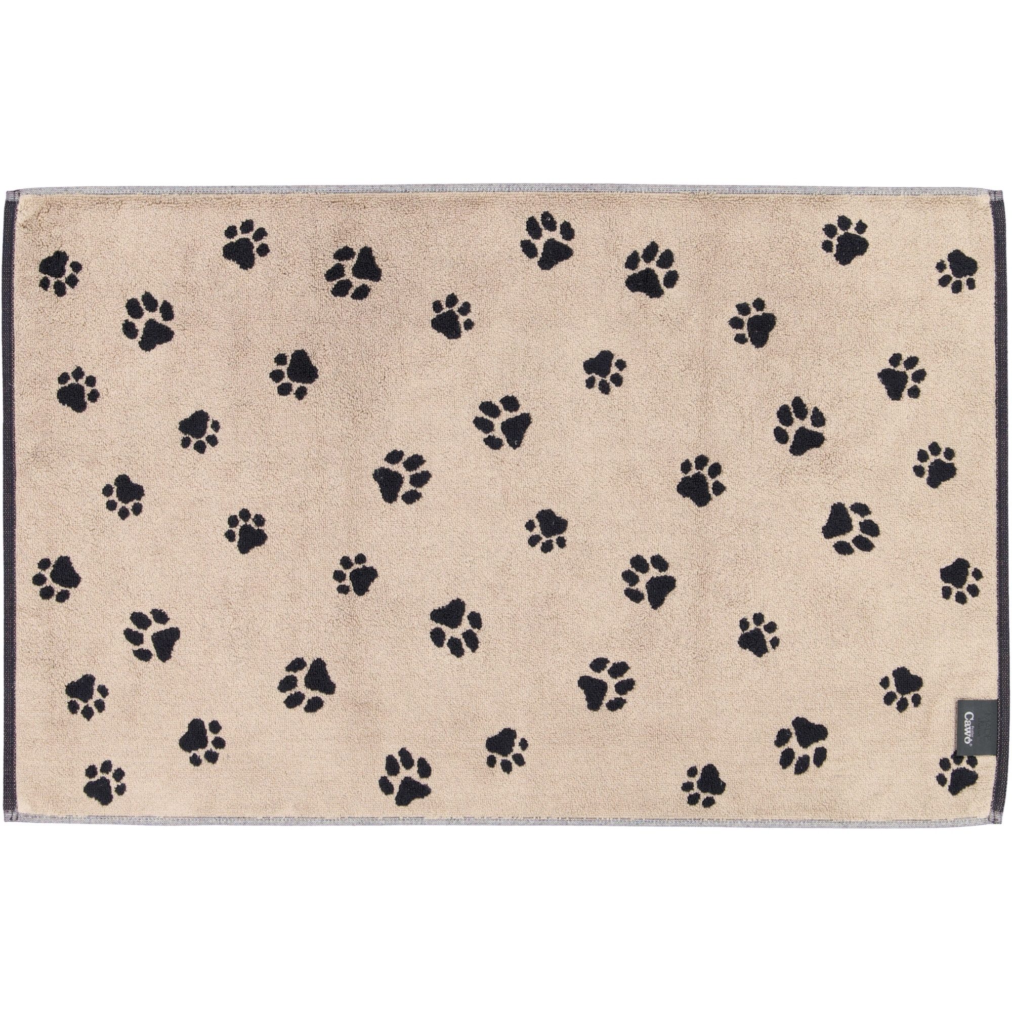Cawö Duschmatte WE LOVE DOGS Paws 6247, 100% Baumwolle – Bild 2 von 3