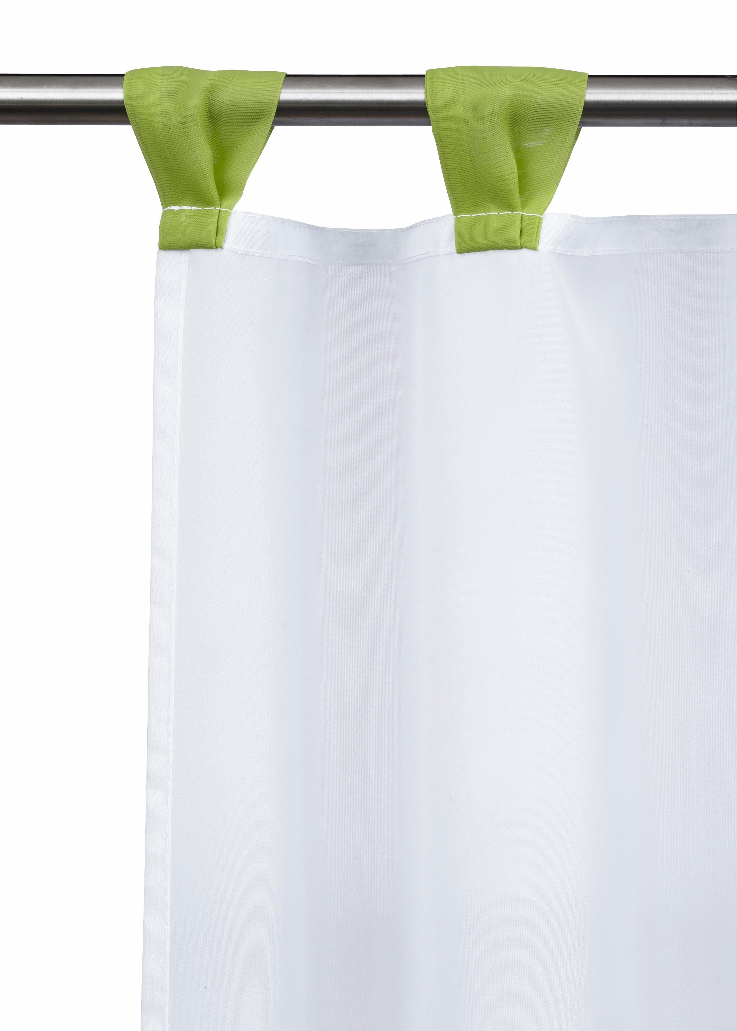 OTTO home Scheibengardine Bitola (1 St), Schlaufen, transparent, Voile, Fertiggardine, transparent – Bild 5 von 5