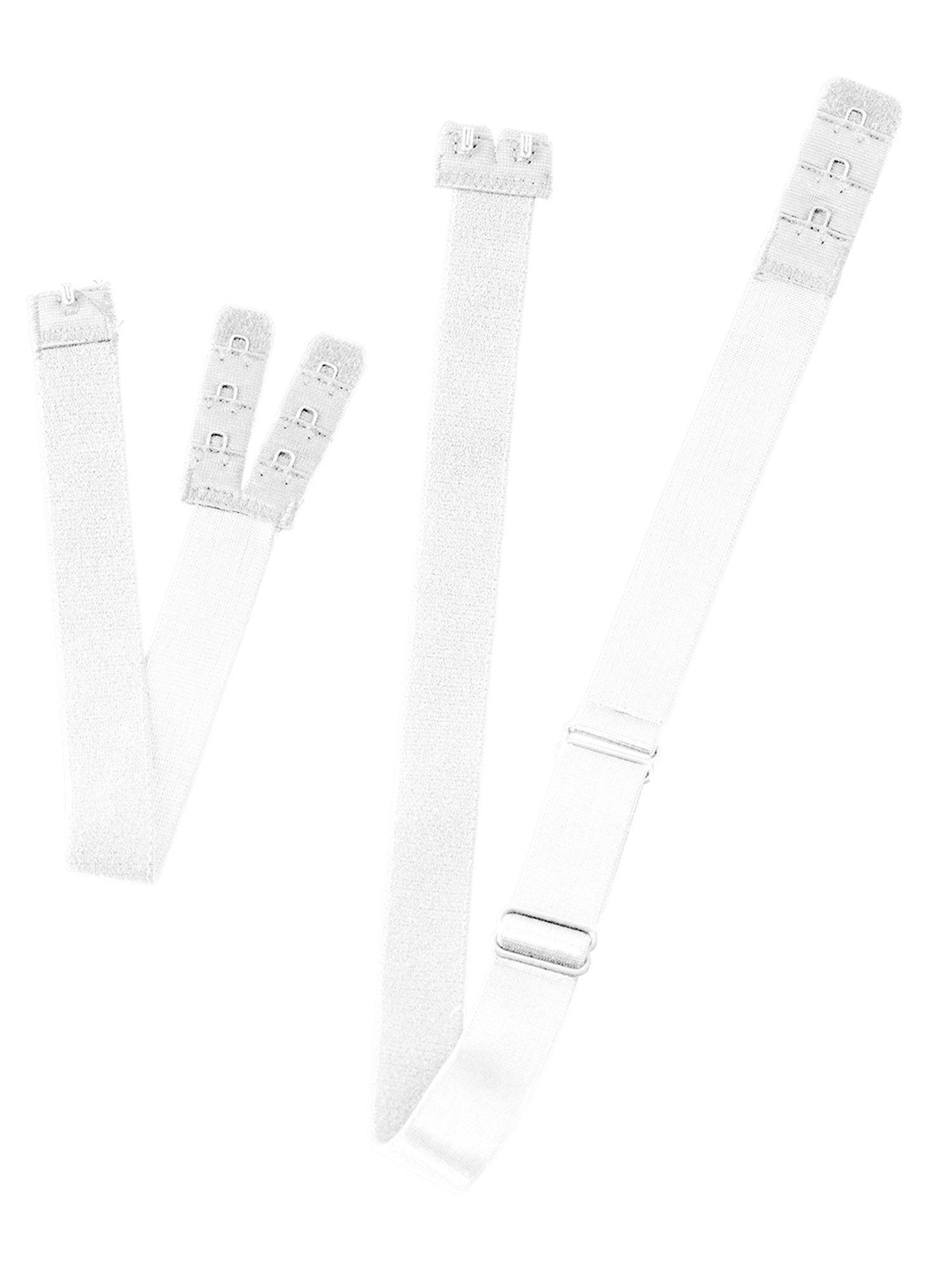 Bye Bra BH-Träger Low Back Straps 2-Hooks (3 Paar), Unsichtbar tiefer Auschnitt Push-Up