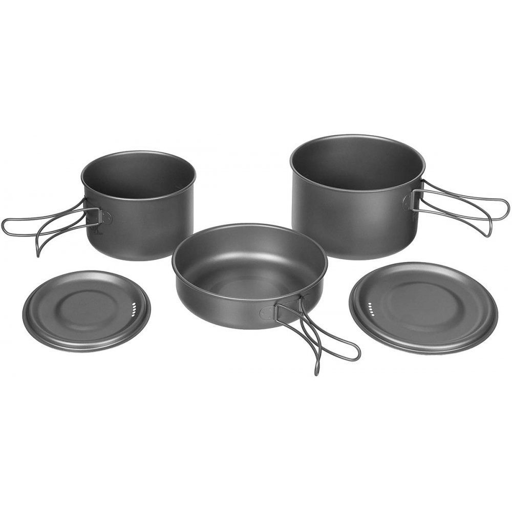 FoxOutdoor Topf-Set Kochset, Titan, 5-teilig, (Set)