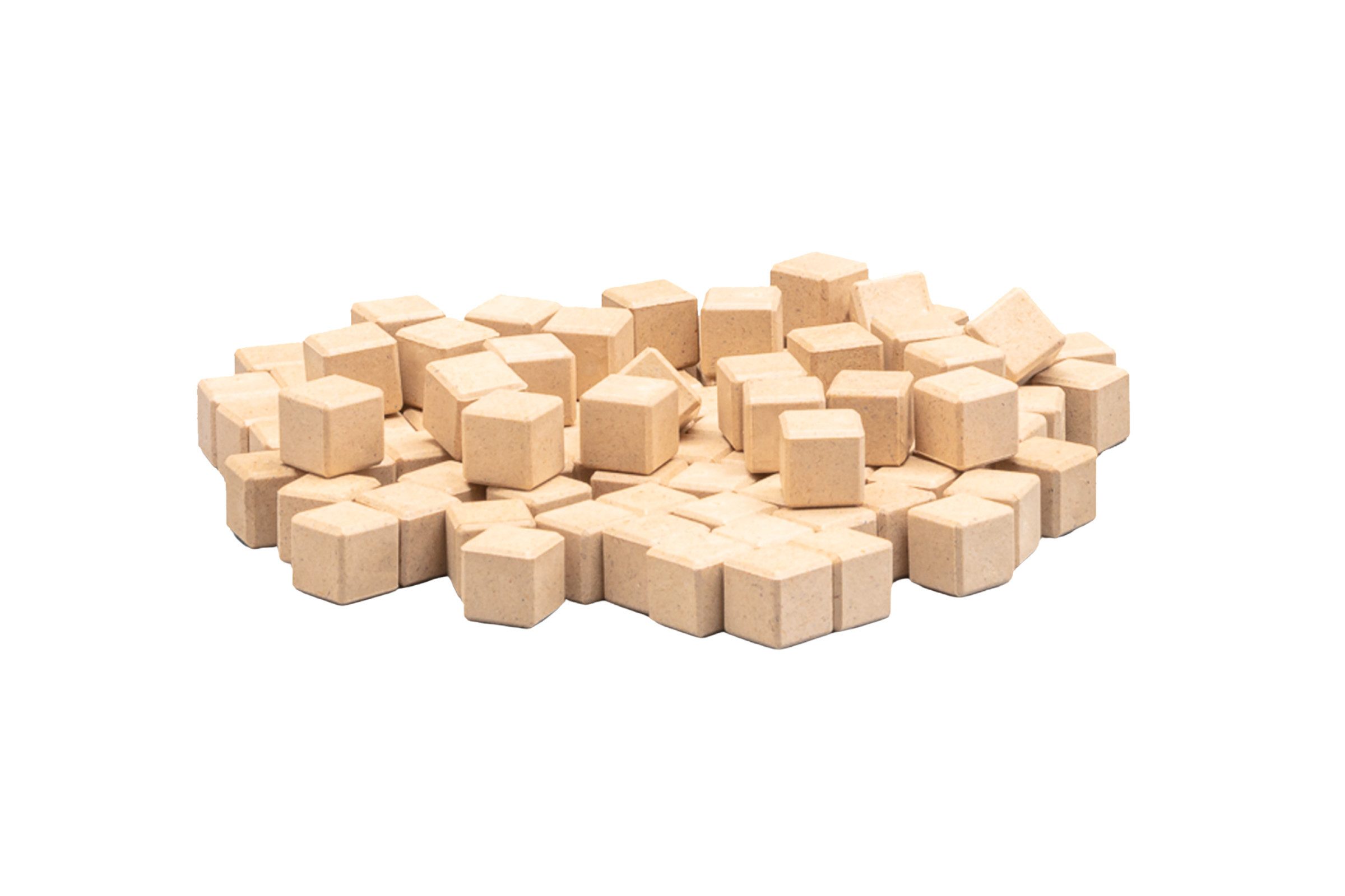 Wissner® aktiv lernen Lernspielzeug Dienes Einerwürfel naturfarben (100 Stück), Dezimalrechnen RE-Wood®, RE-Plastic®