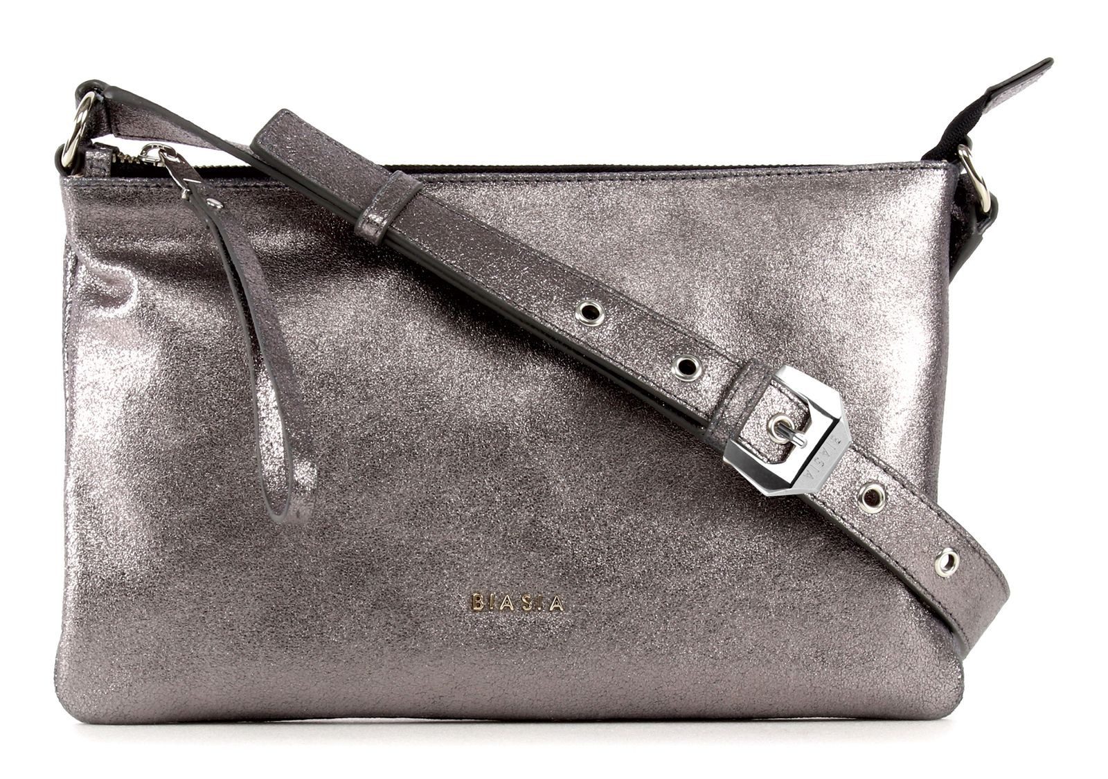 BIASIA Umhängetasche Crossbag, aus echtem Leder