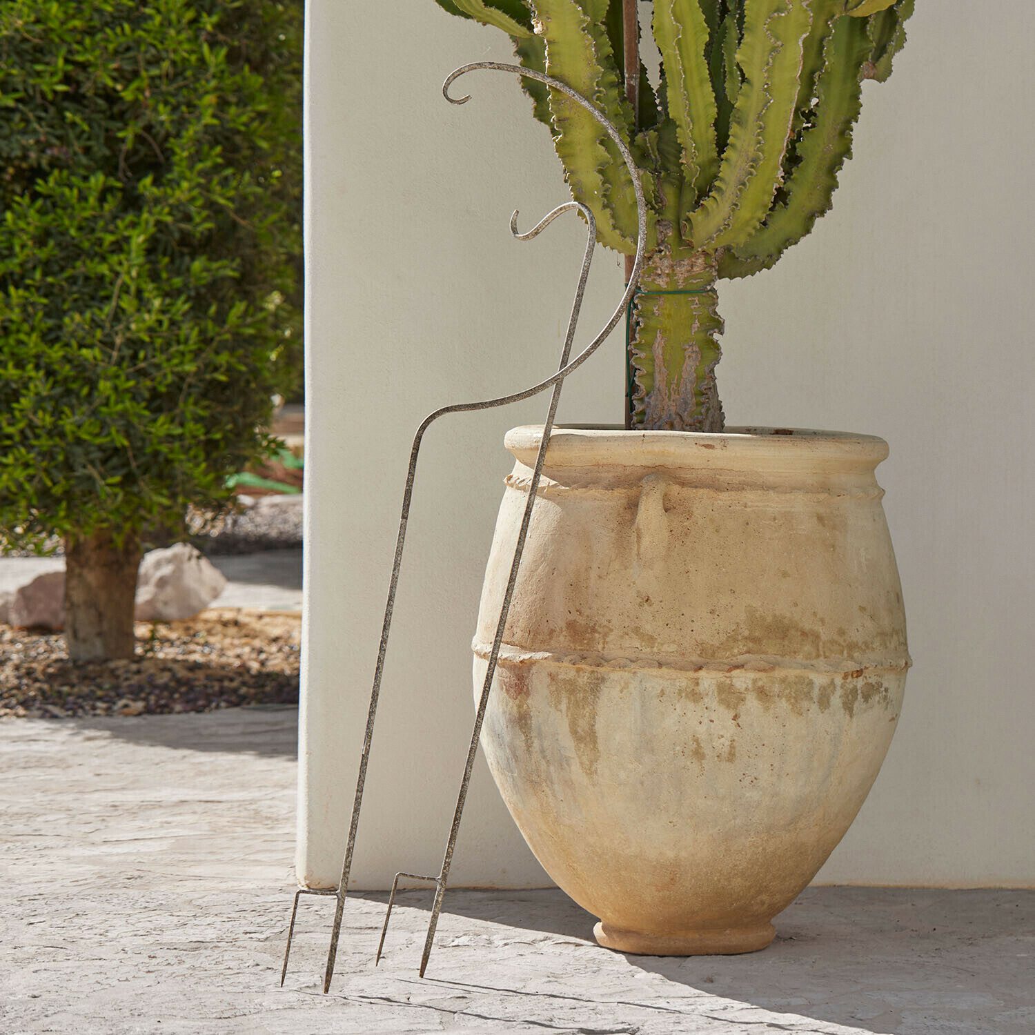 Mirabeau Gartenstecker Gartenstab 2er Set Omirah antikgrau