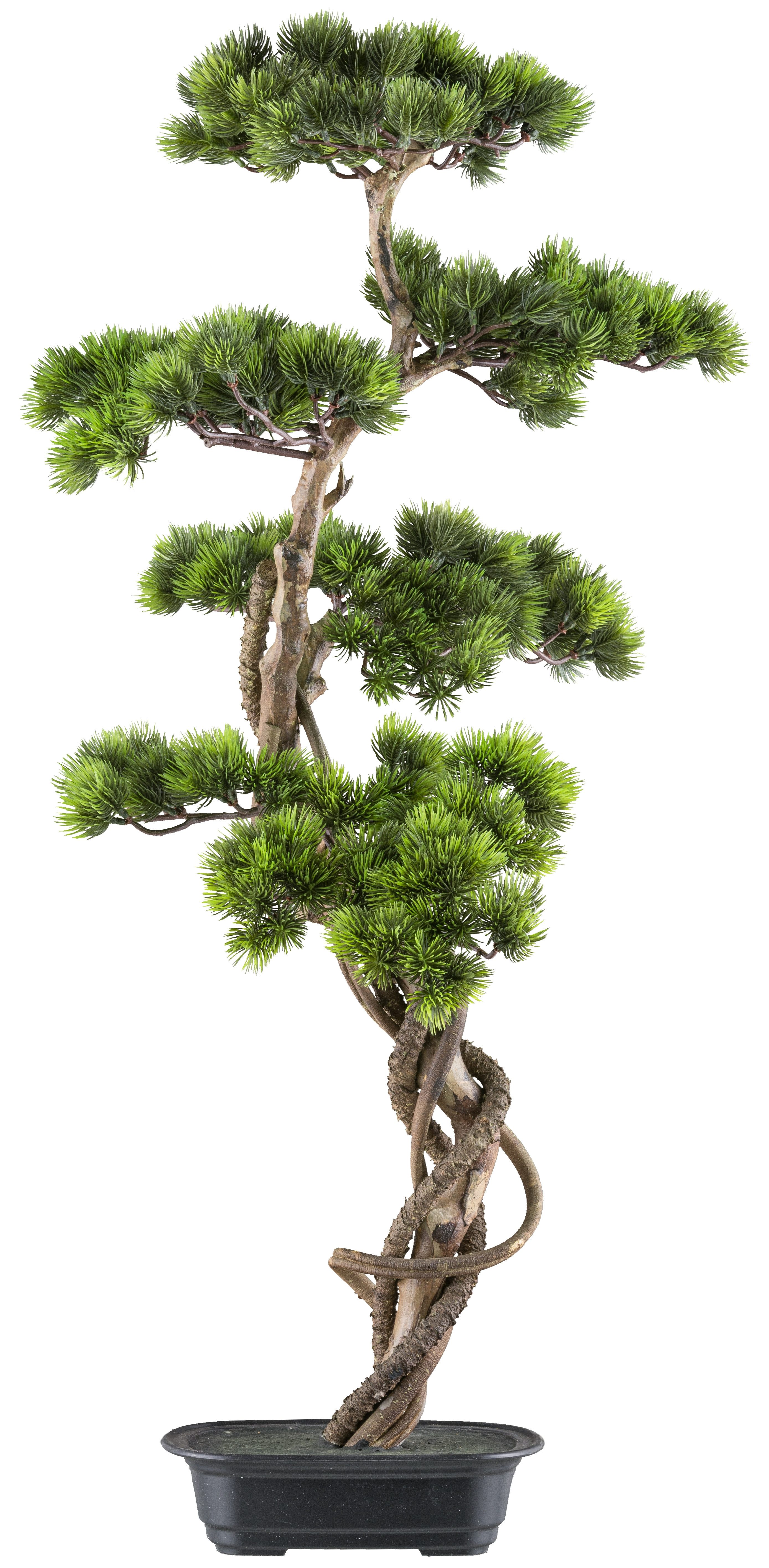Kunstbonsai Bonsai Kiefer, Creativ green, Höhe 90 cm, mit elegantem Stamm