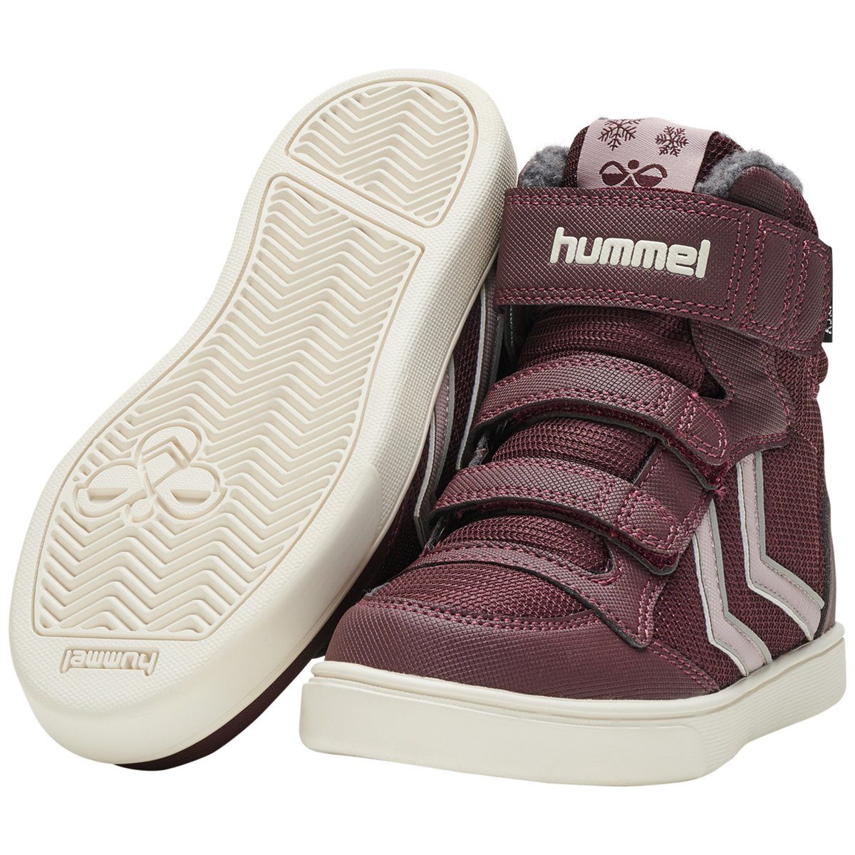 hummel STADIL SUPER JR BOOT Sneaker RECYCLE MID Braun POLY
