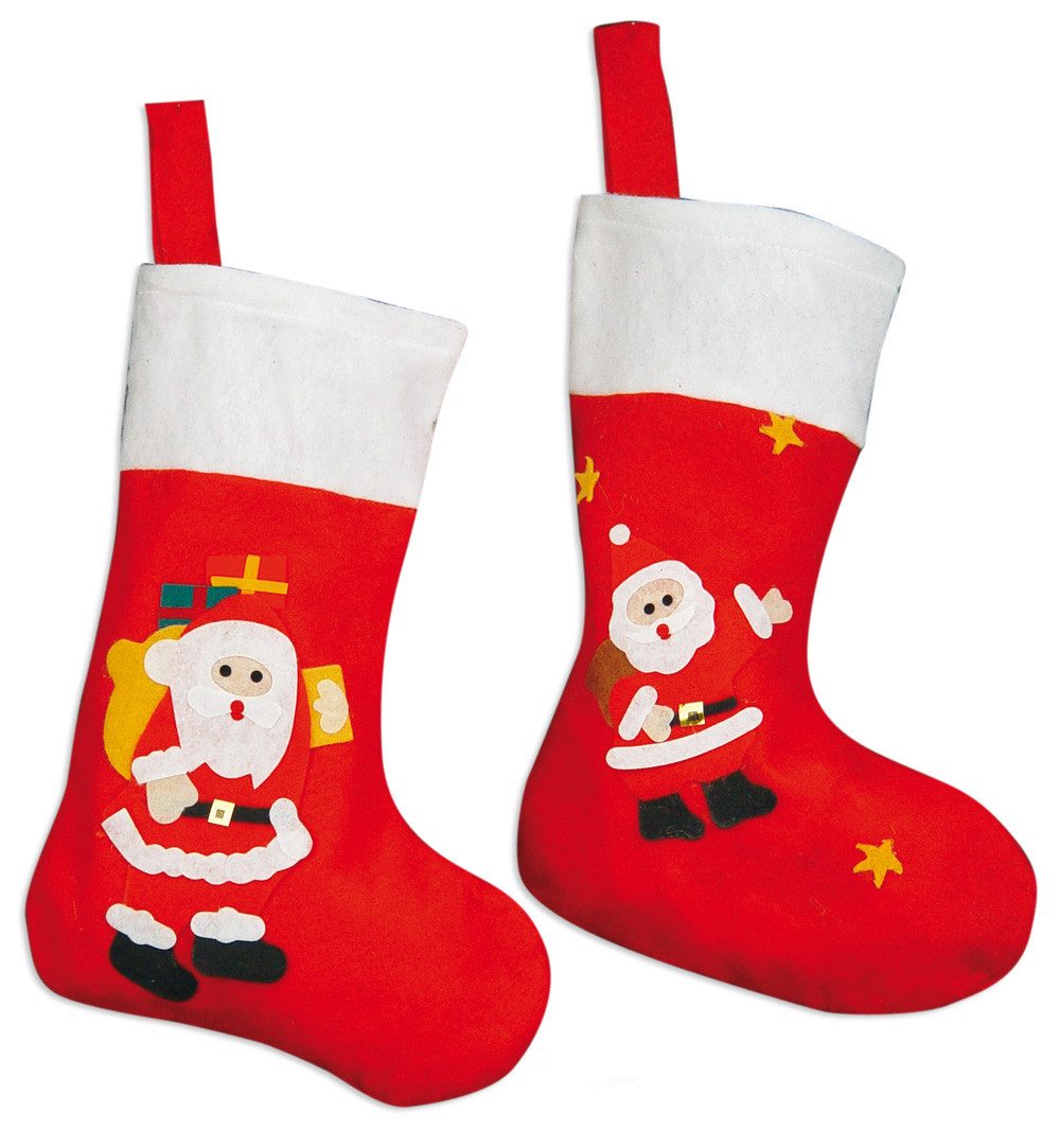Fries Nikolausstiefel Nikolausstrumpf Nikolaus Beutel Weihnachten günstig online kaufen