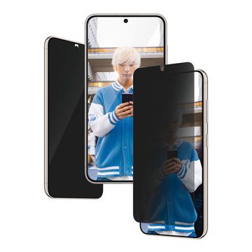 PanzerGlass Ultra Wide Fit Privacy Screen Protector für Samsung Galaxy S24, Displayschutzglas, Displayschutzfolie, stoßfest, kratzbeständig