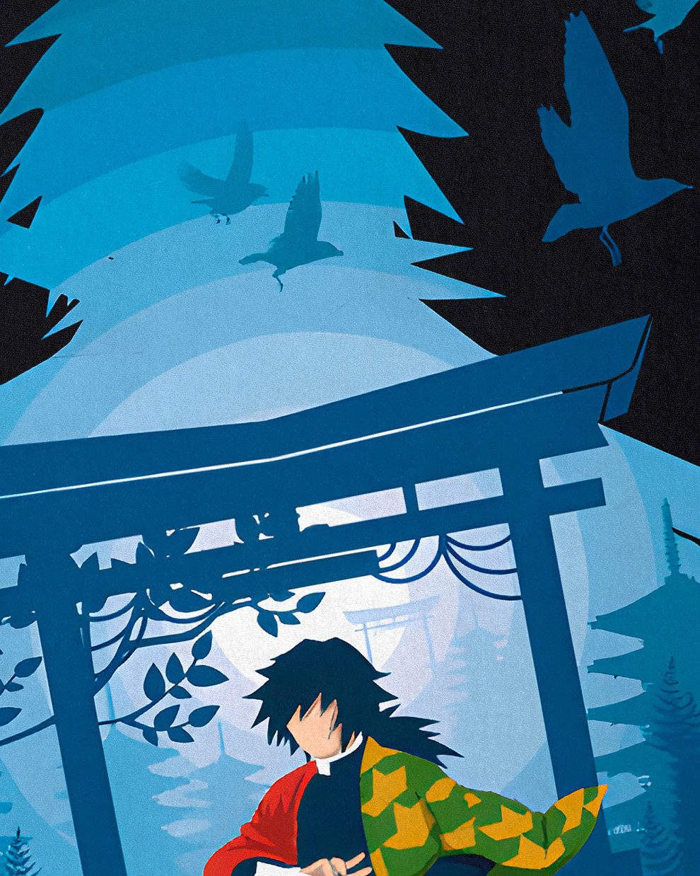 style3 T-Shirt Dark Fantasy demon slayer anime japan manga cosplay günstig online kaufen