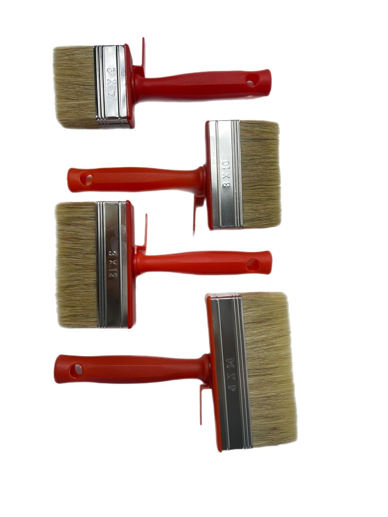 VaGo-Tools Pinsel 48 tlg Set Flächenstreicher 7/10/12/14cm je 12