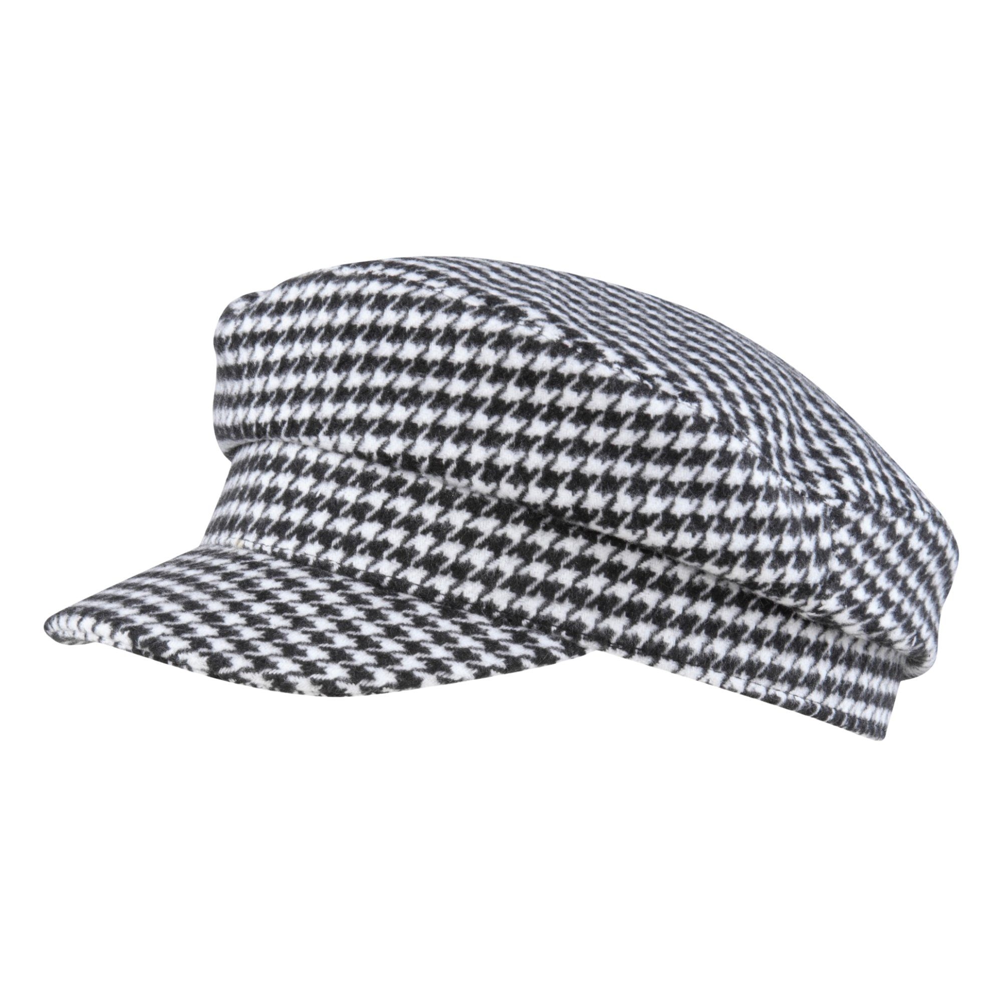 Codello Schirmmütze Codello Schirmmütze Dogtooth Hat in schwarz weiß