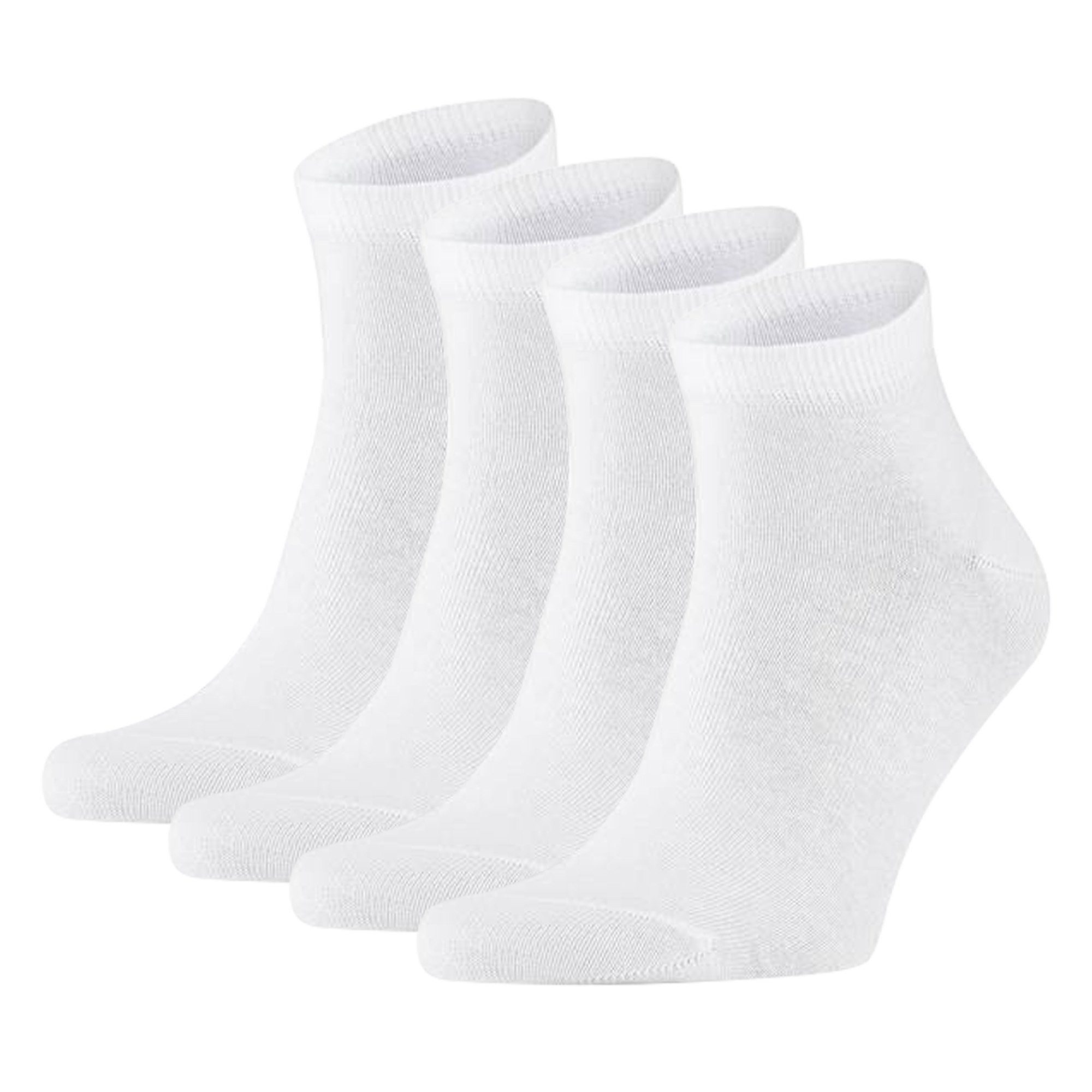 Sneakersocken Herren Socken 4er Pack Baumwolle FALKE Happy 2P SN