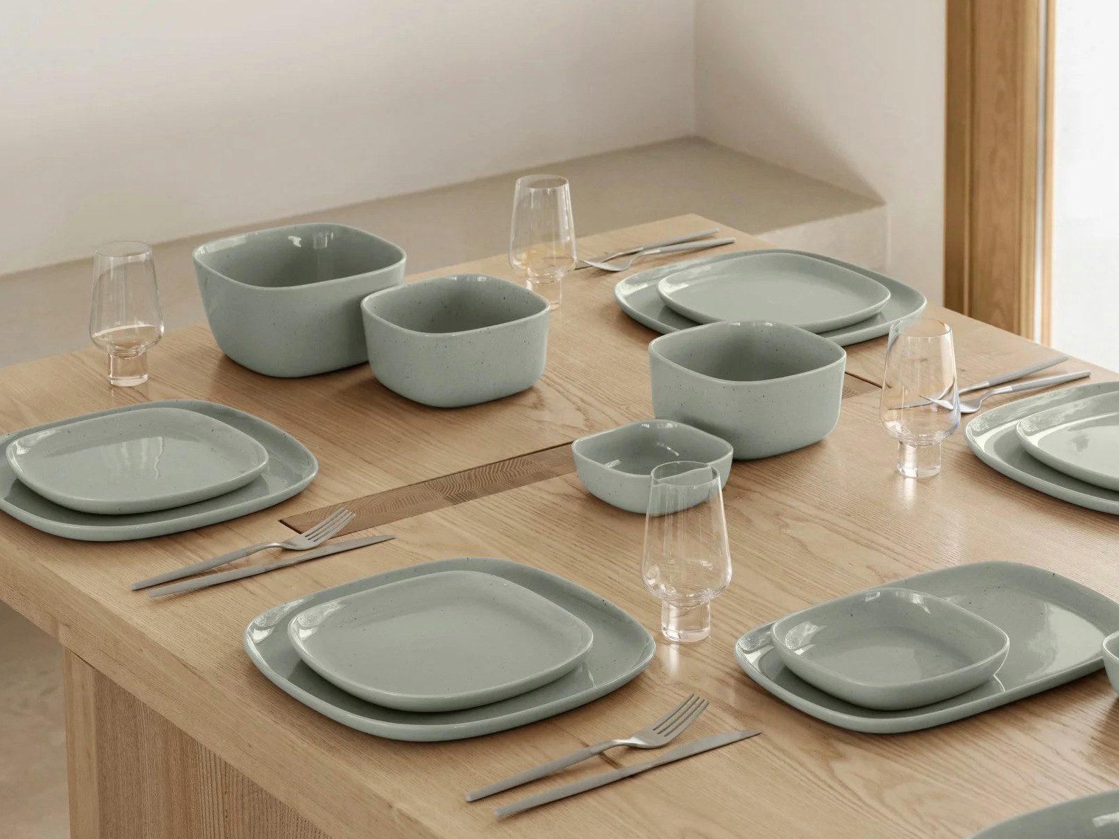 blomus Salatschüssel VAHLO Salatschüssel S mirage gray 12cm, Keramik, (Salatschüsseln)