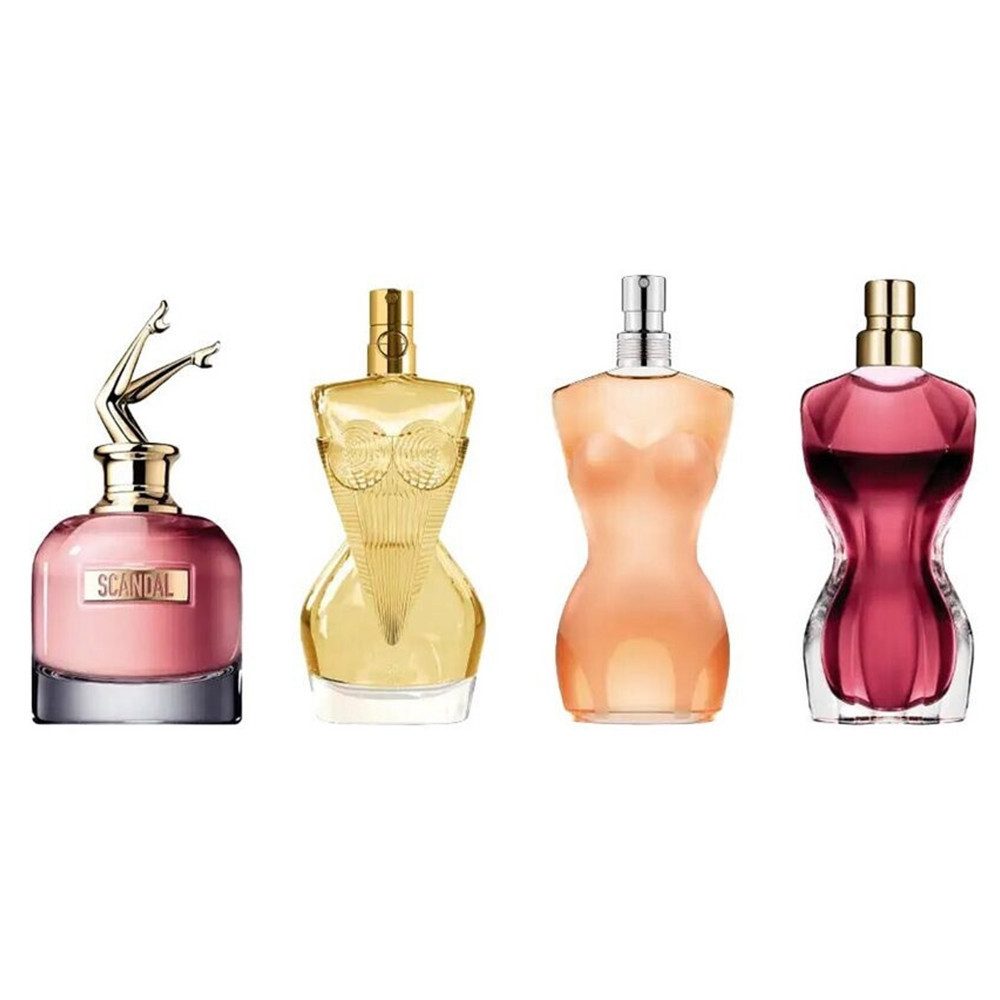 JEAN PAUL GAULTIER Pflege-Geschenkset Jean Paul Gaultier Miniatur-Set Damen 4-teilig, 4-tlg., Vier ikonische Damendüfte im luxuriösen Miniatur-Set
