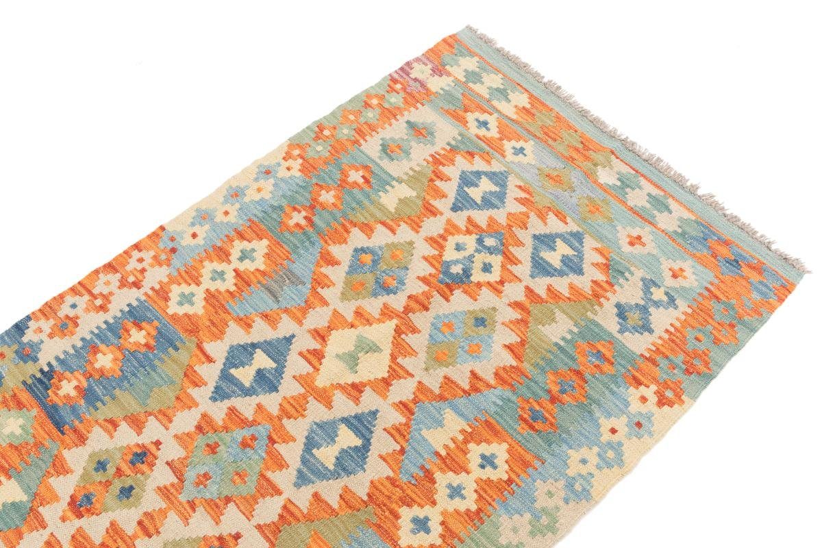 Orientteppich Kelim Afghan 83x196 rechteckig, Handgewebter mm Höhe: Nain 3 Orientteppich Trading, Läufer