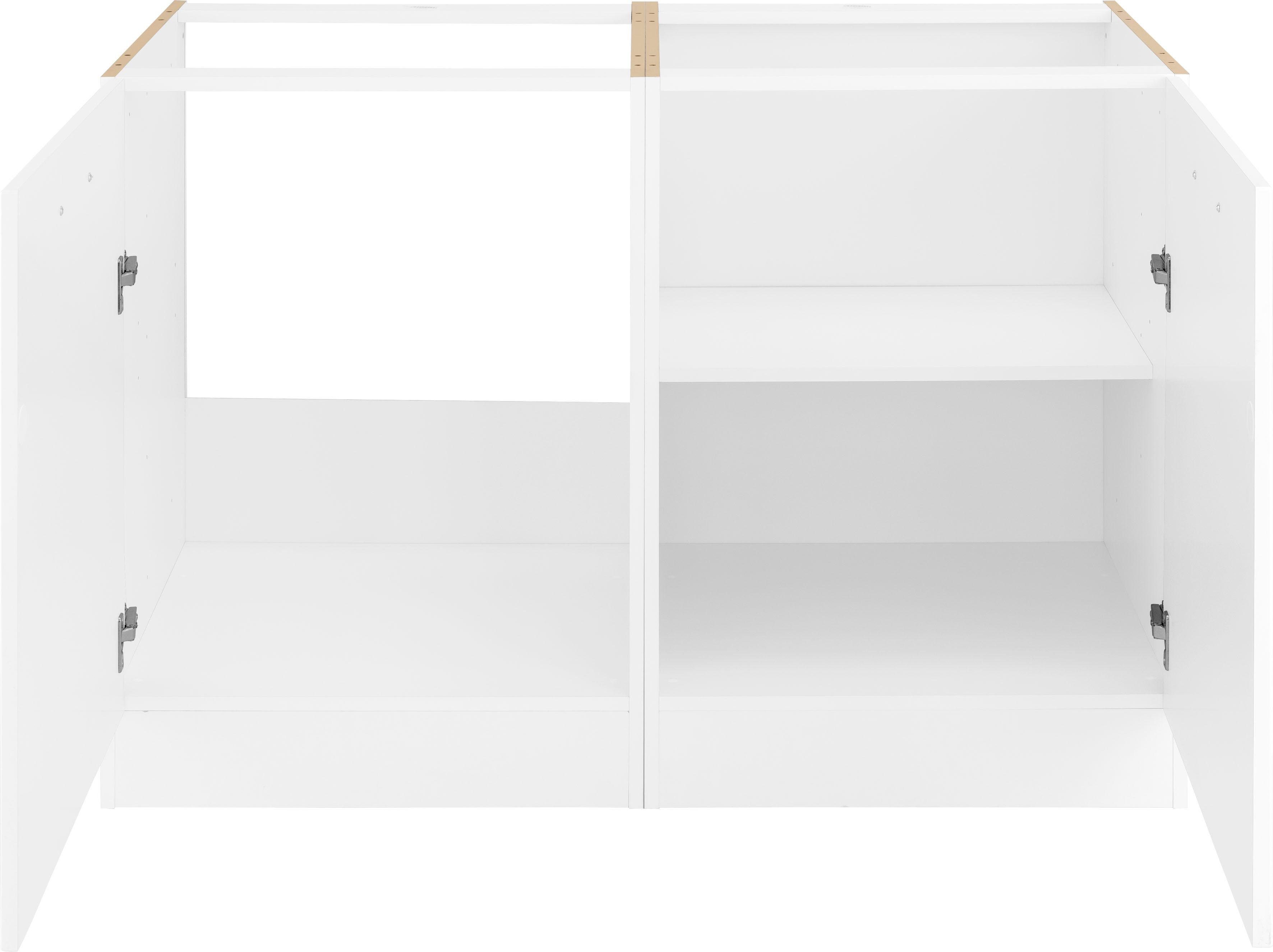 KOCHSTATION Spülenschrank KS-Visby Breite 120 cm