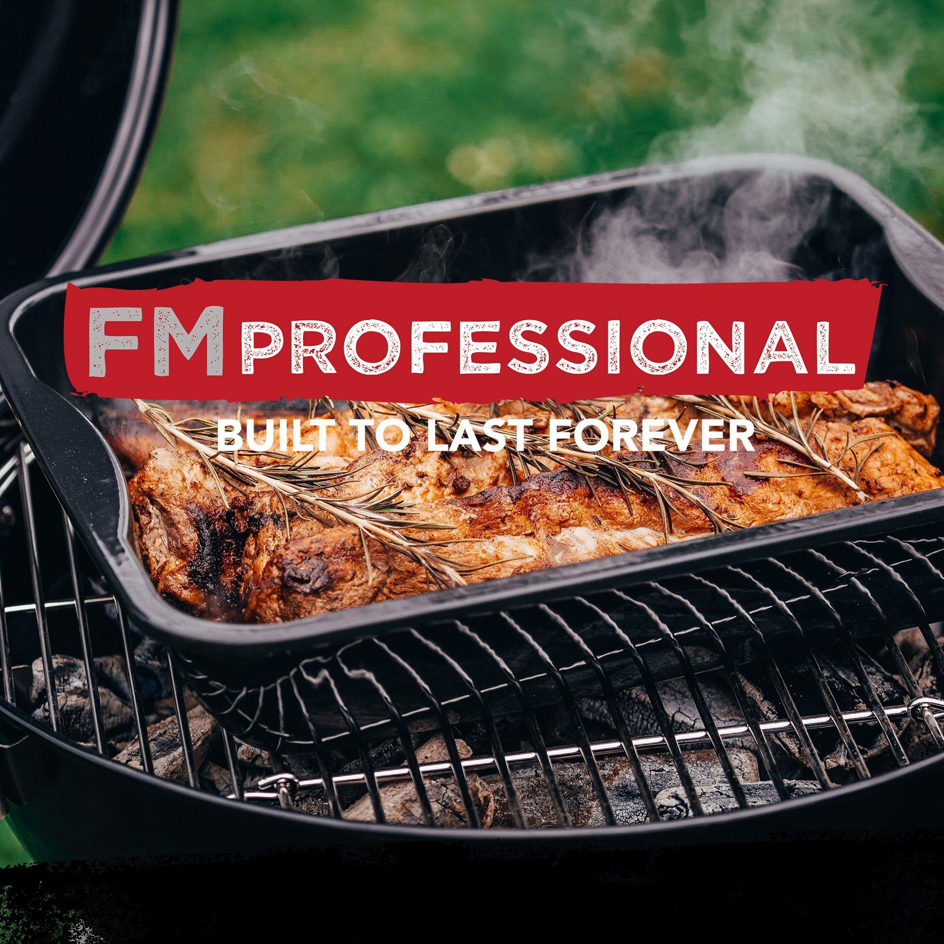 FMprofessional Bräter XXL Bräter 40x34cm Emaille