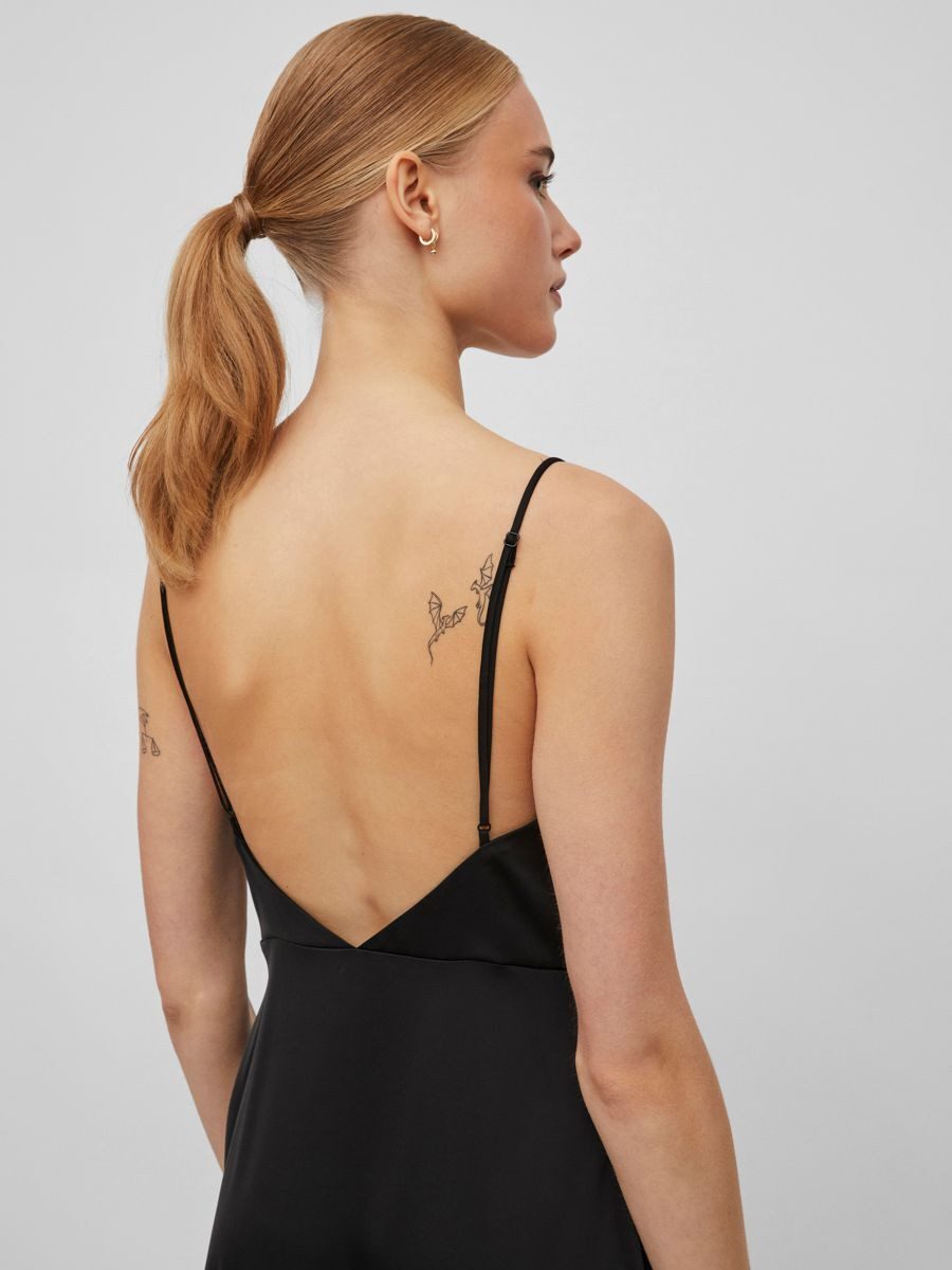 Vila Trägerkleid VIRAVENNA STRAP ANKLE DRESS - NOOS Kunstfaser, regular fit