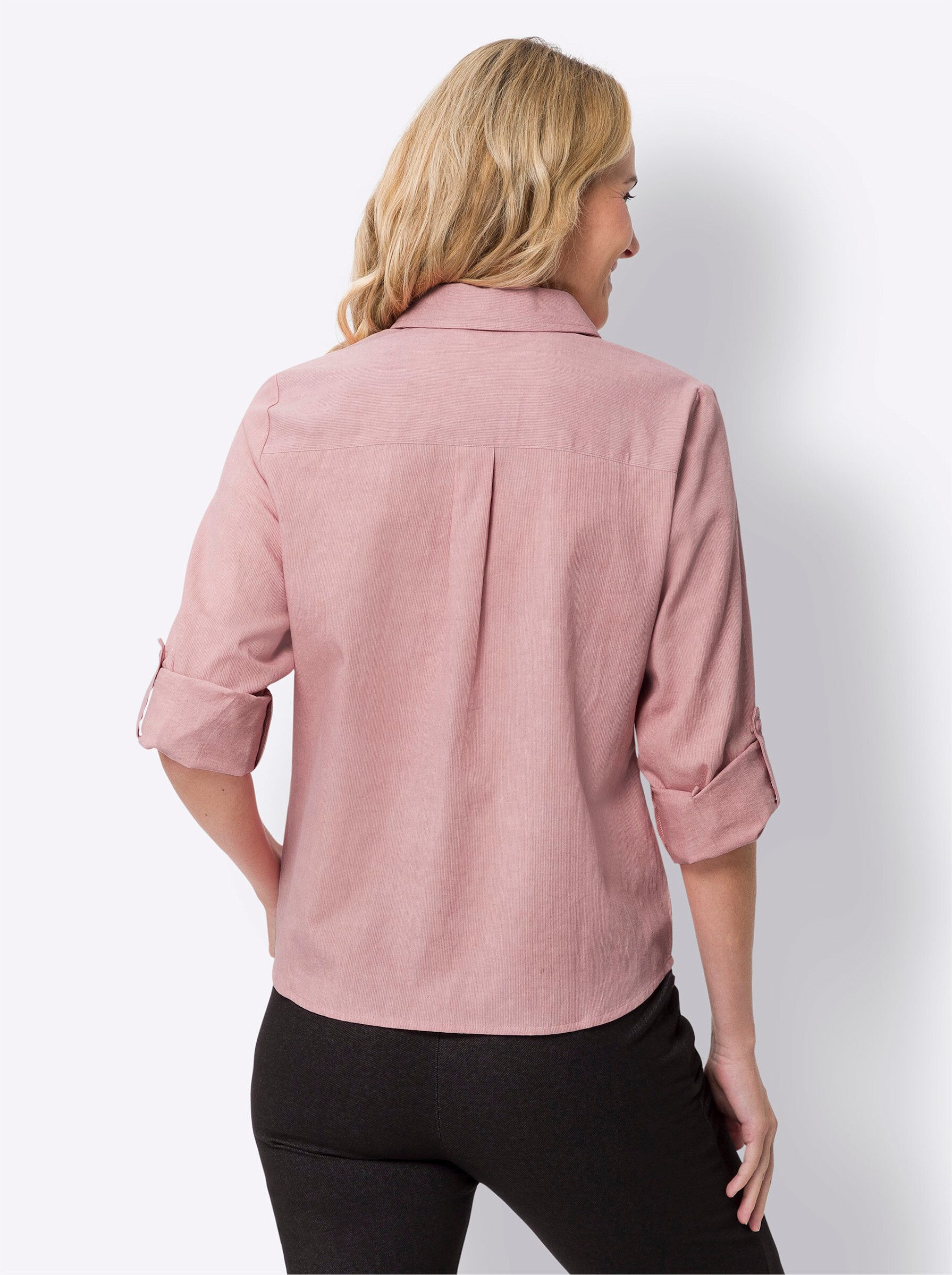 Klassische Bluse Langarm-Bluse