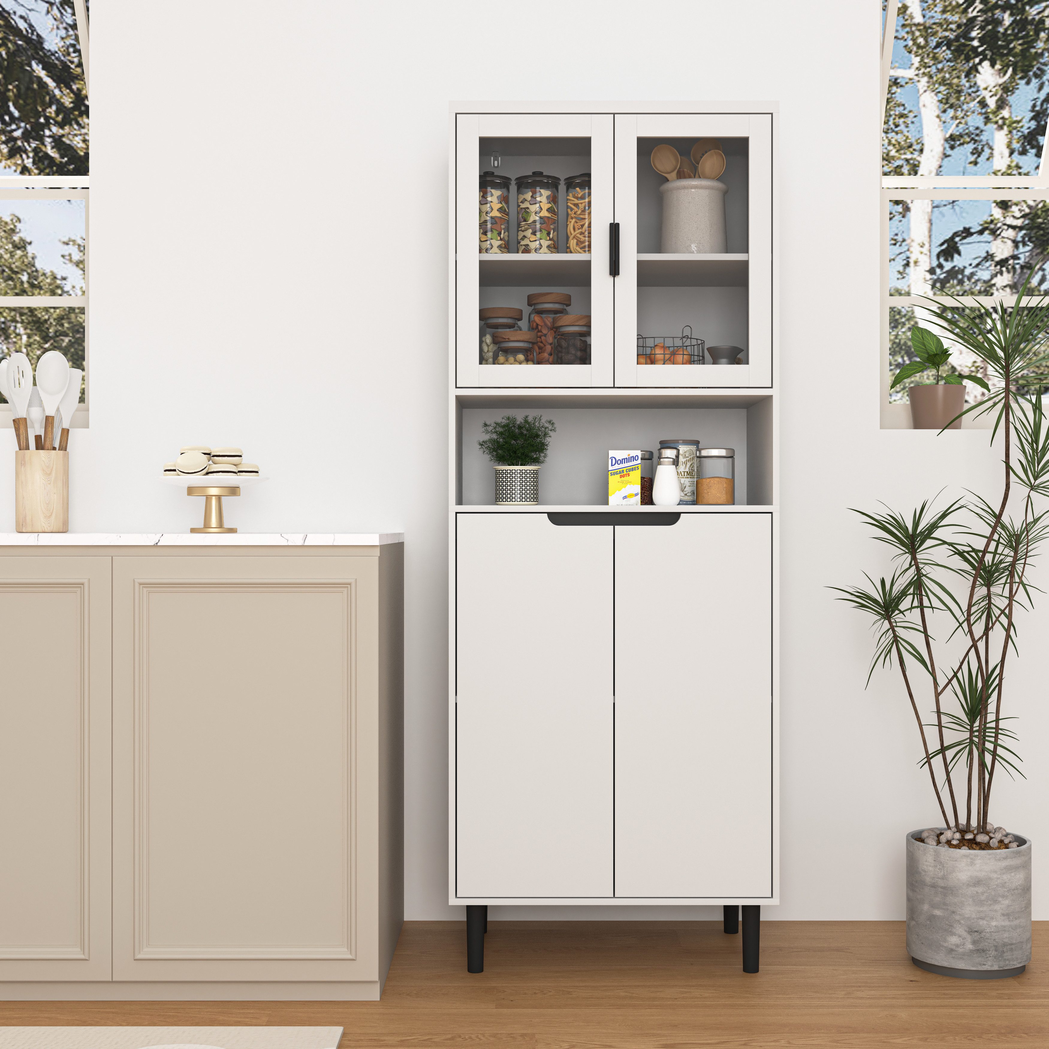 OKWISH Bücherregal für Wohnzimmer, Bad & günstig online kaufen