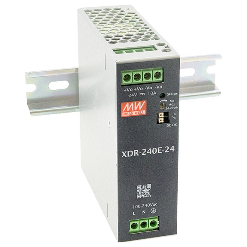 MeanWell MW Mean Well XDR-240E-12 Hutschienen-Netzteil (DIN-Rail) 12 V 20 A 24 Hutschienen-Netzteil