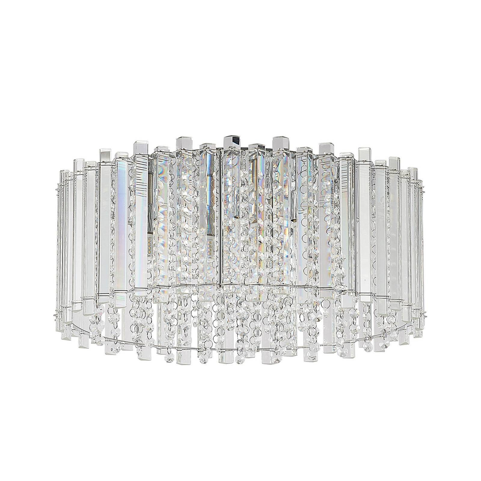 Lucande Deckenleuchten Limana, Metall, Chrom IP20, 6 x 8 W LED