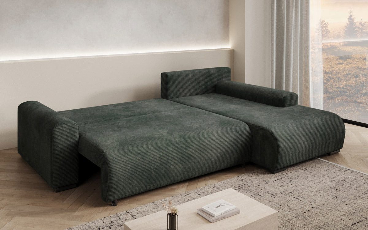 Luxusbetten24 Schlafsofa Designer Sofa Hanna, mit Schlaffunktion und Stauraum