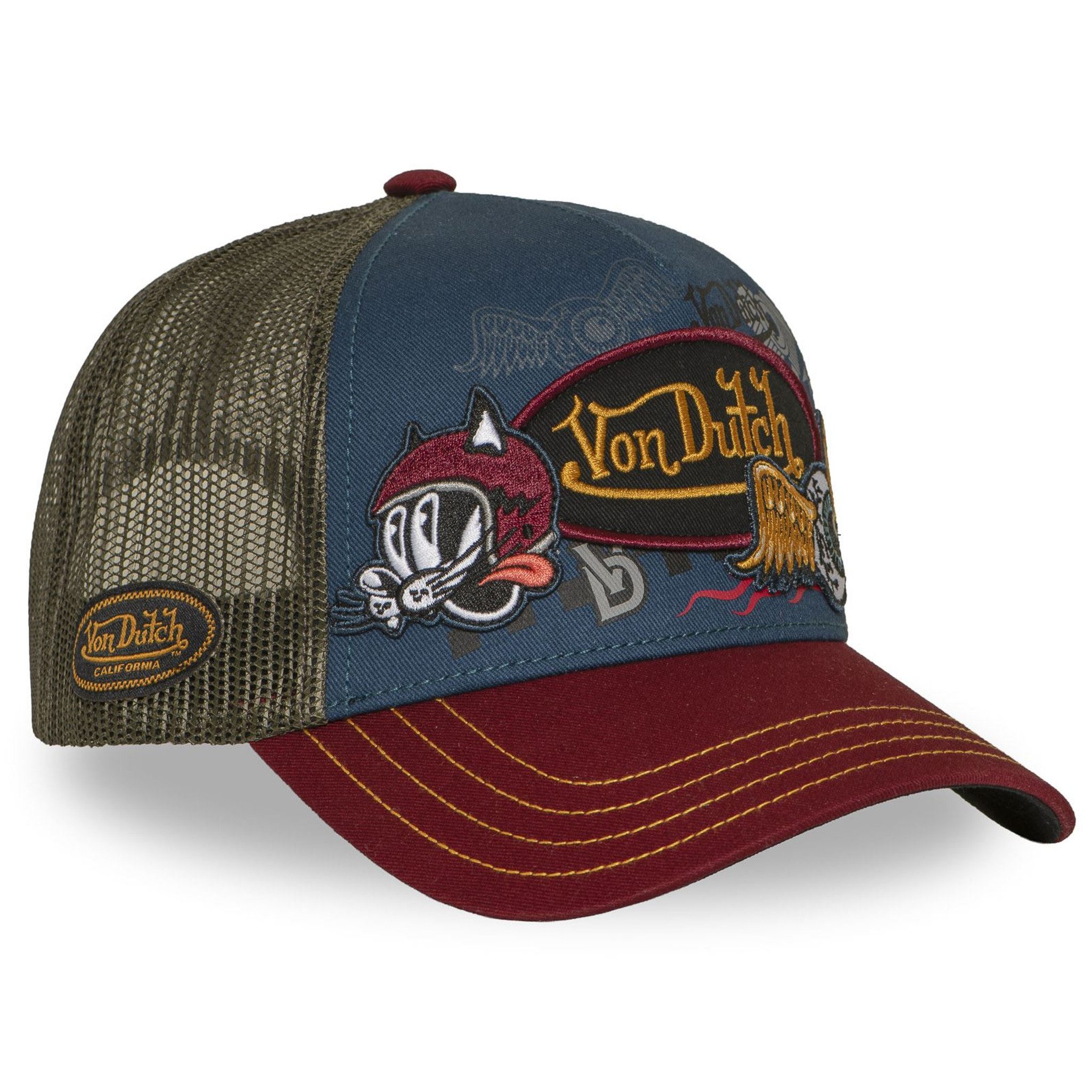 Von Dutch Trucker Cap Von Dutch Originals Trucker Cap - PATCHES (Basecap, Basecap, Meshcap, Trucker Kappe)